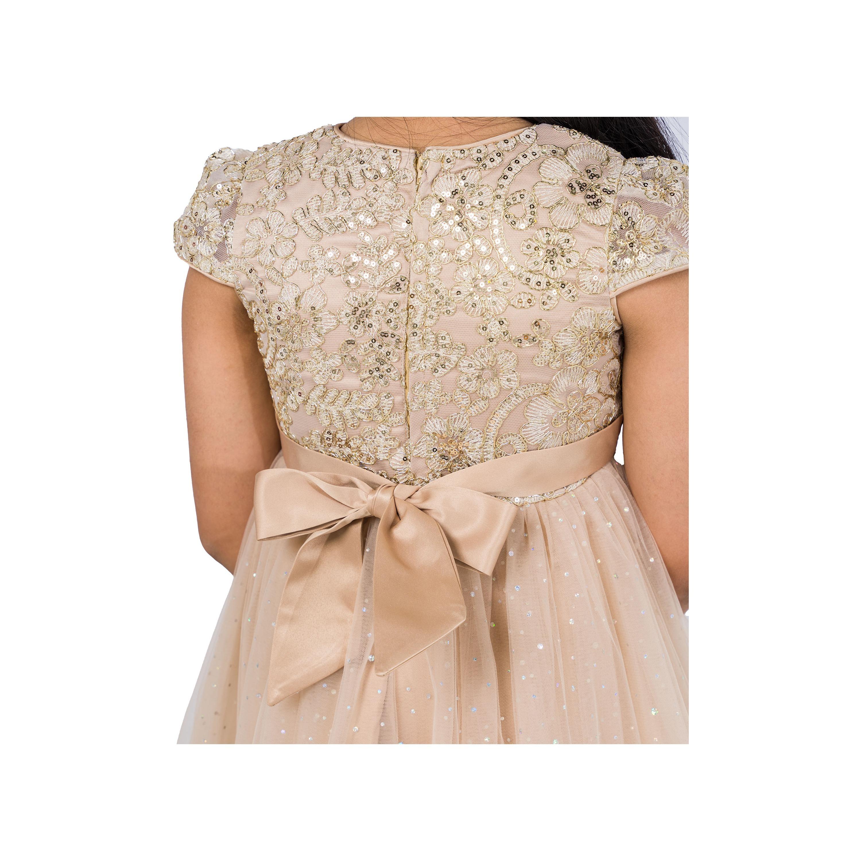 Babyqlo Embellished Cap Sleeves Princess Dress-girls-clothing-dressesandjumpsuits-image-6