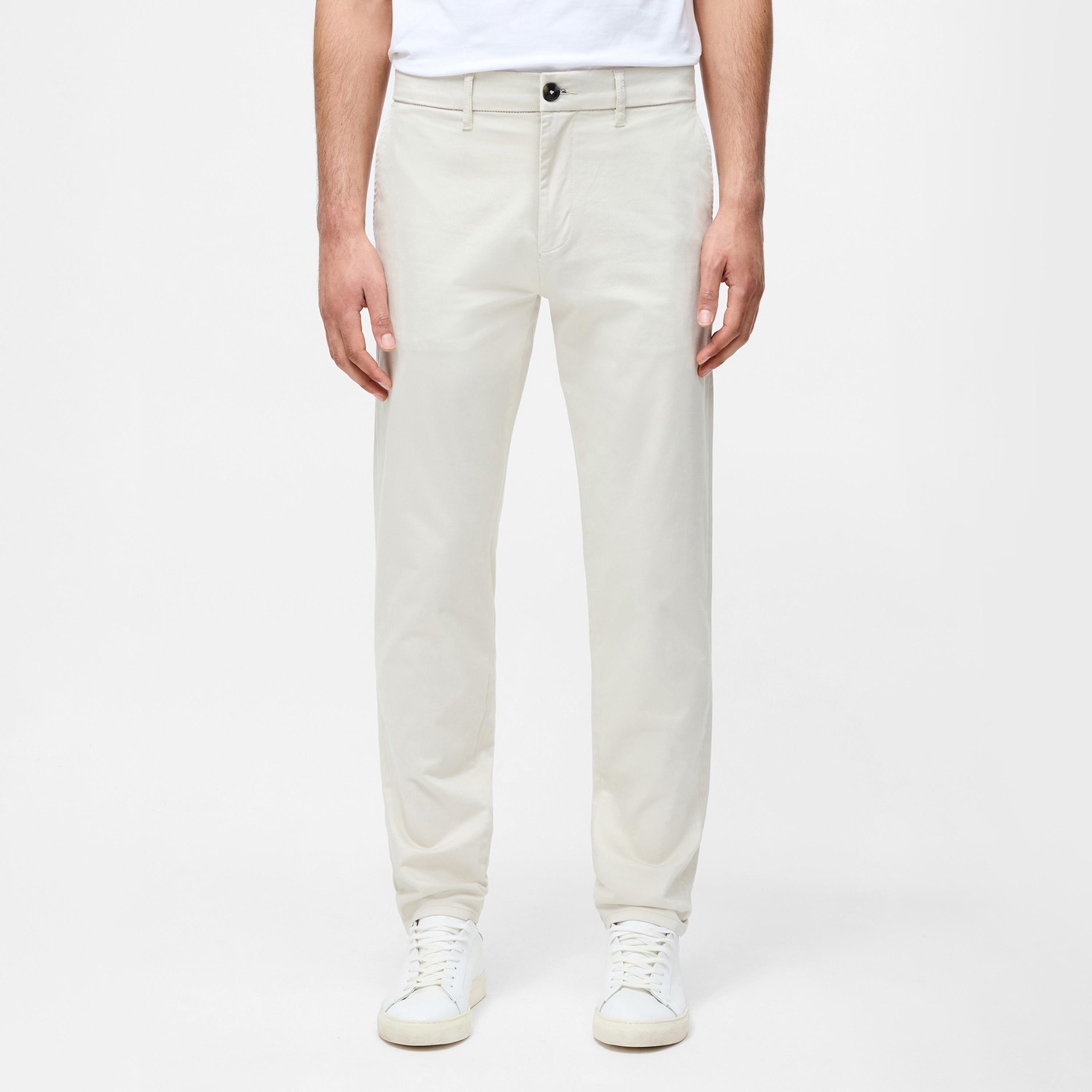 French Connection Regular Fit Mid-Rise Button with Zip Fly Men's Chinos-men-clothing-bottoms-trousersandchinos-chinos-image-1