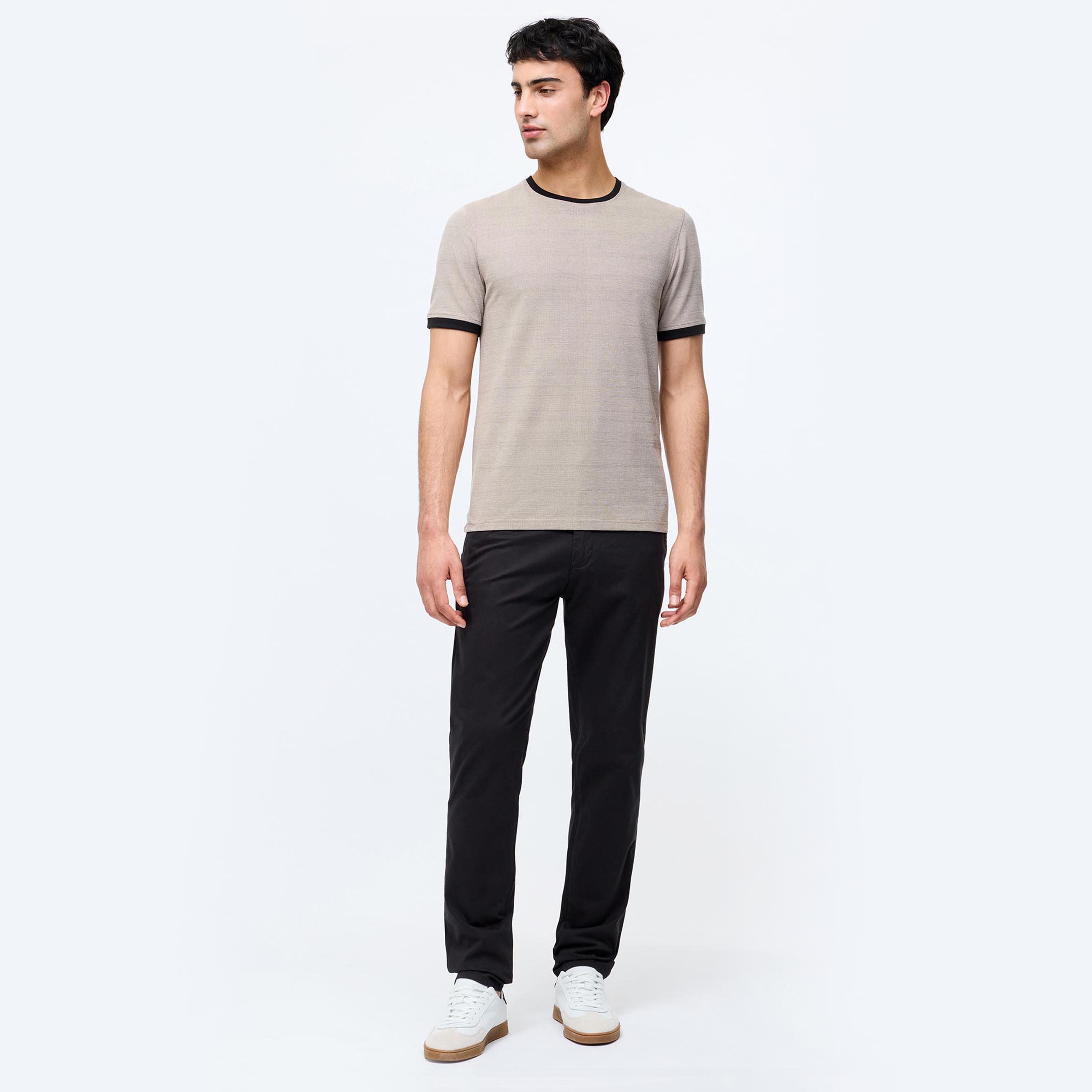 French Connection Regular Fit Mid-Rise Button with Zip Fly Men's Chinos-men-clothing-bottoms-trousersandchinos-chinos-image-2