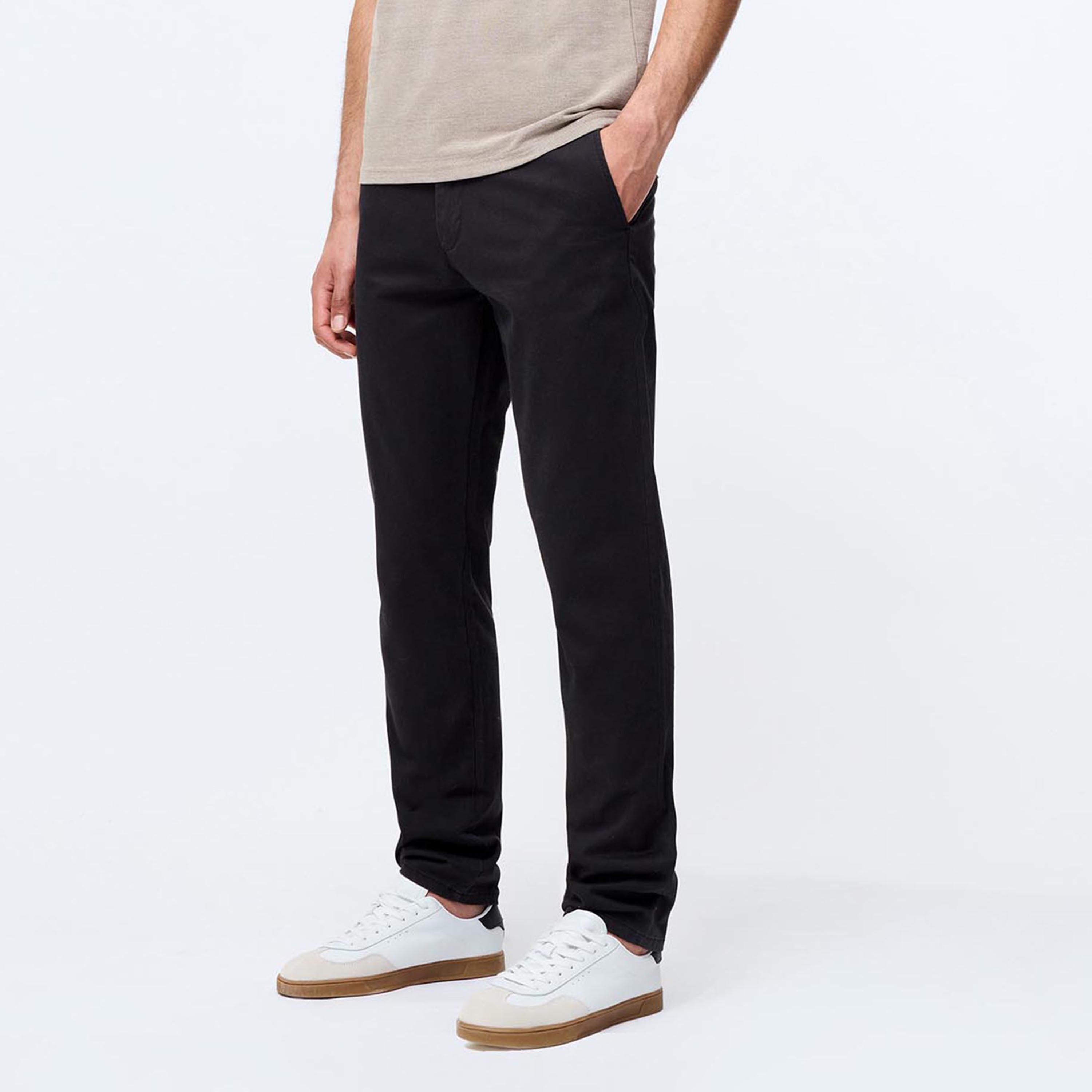 French Connection Regular Fit Mid-Rise Button with Zip Fly Men's Chinos-men-clothing-bottoms-trousersandchinos-chinos-image-4