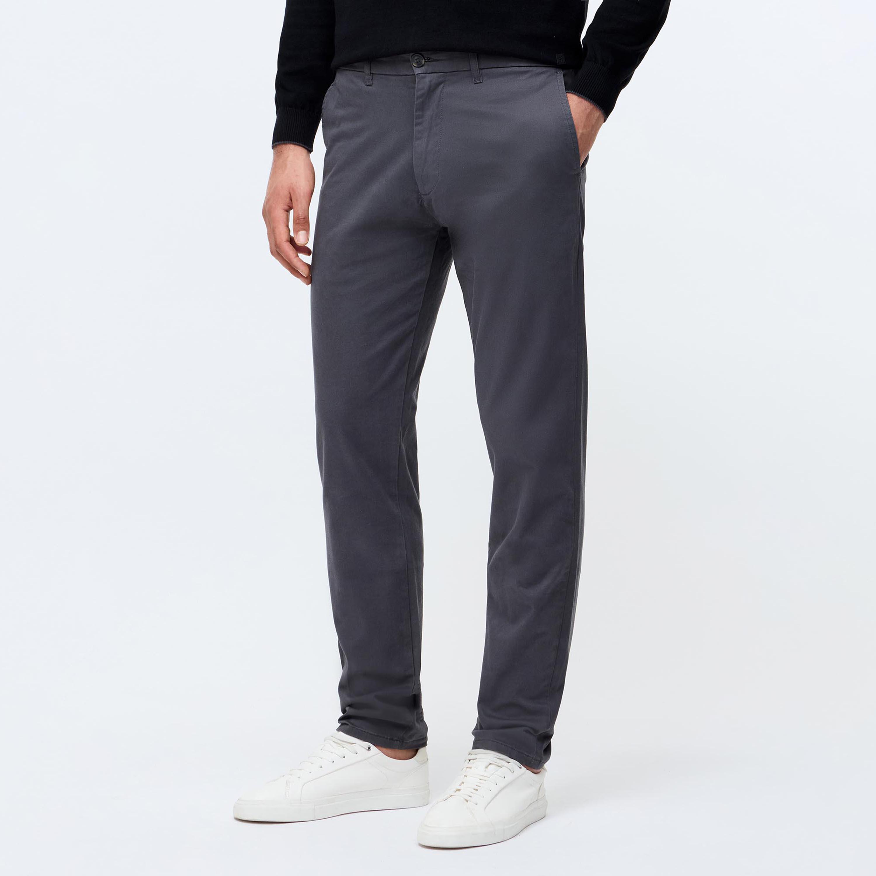 French Connection Regular Fit Mid-Rise Button with Zip Fly Men's Chinos-men-clothing-bottoms-trousersandchinos-chinos-image-4
