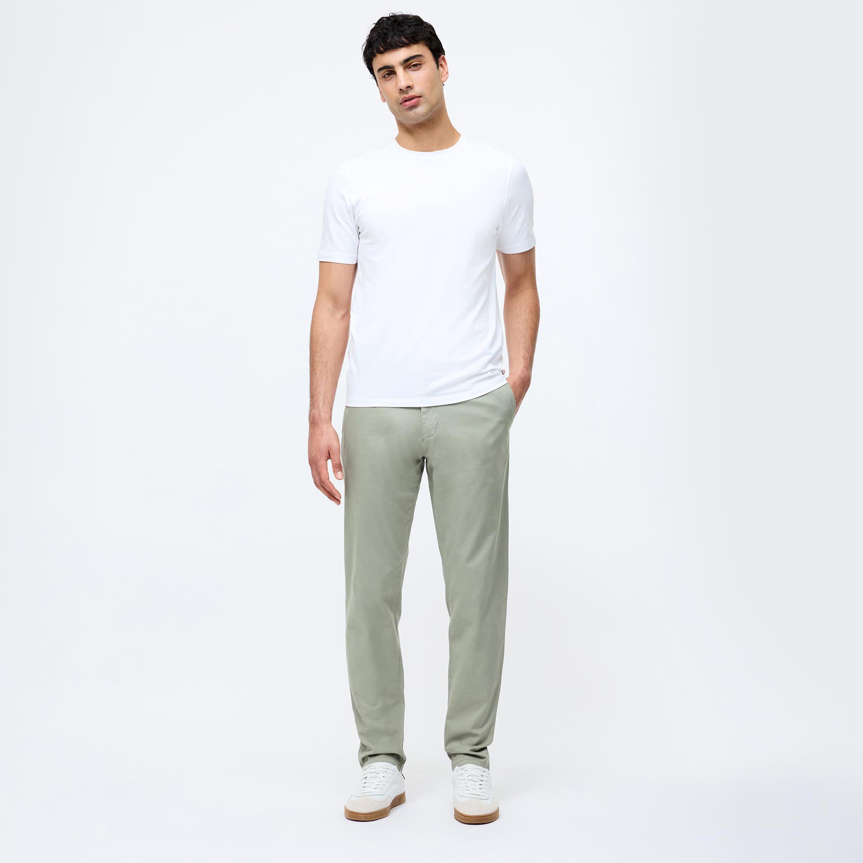 French Connection Regular Fit Mid-Rise Button with Zip Fly Men's Chinos-men-clothing-bottoms-trousersandchinos-chinos-image-2