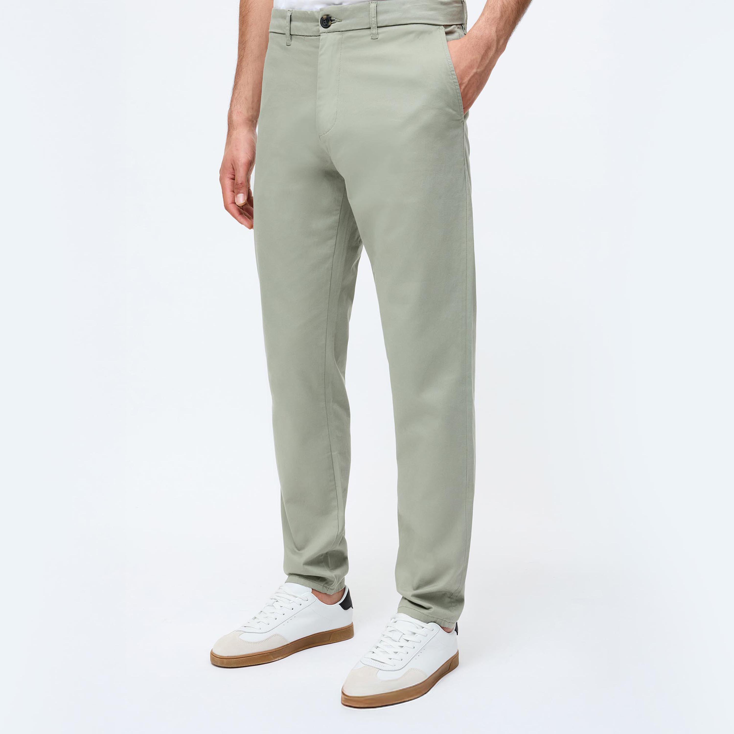 French Connection Regular Fit Mid-Rise Button with Zip Fly Men's Chinos-men-clothing-bottoms-trousersandchinos-chinos-image-4
