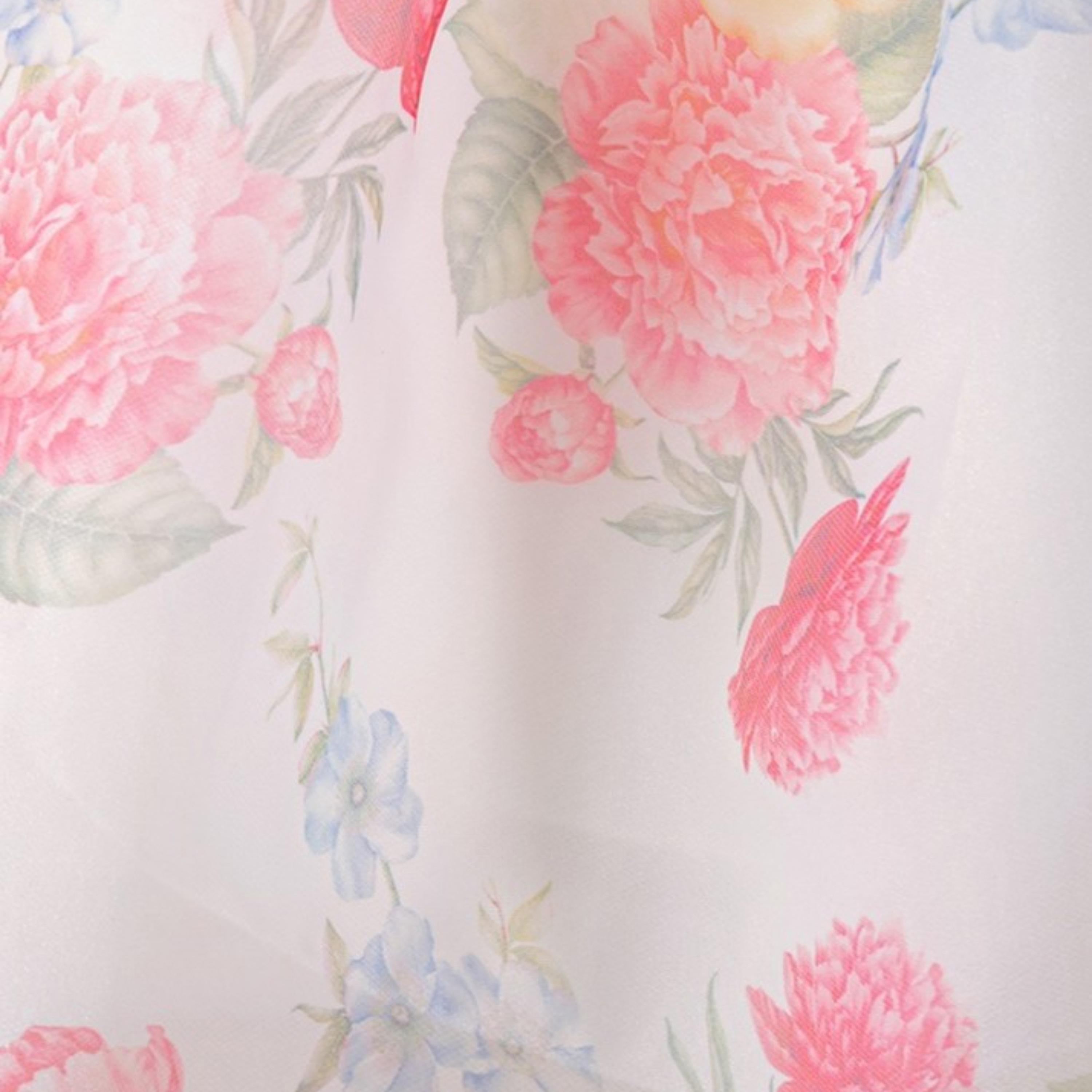 فستان حفلات بناتي من الأورجانزا بنقشة زهور وأكمام منفوخة من بيبي كلو-girls-clothing-dressesandjumpsuits-image-6