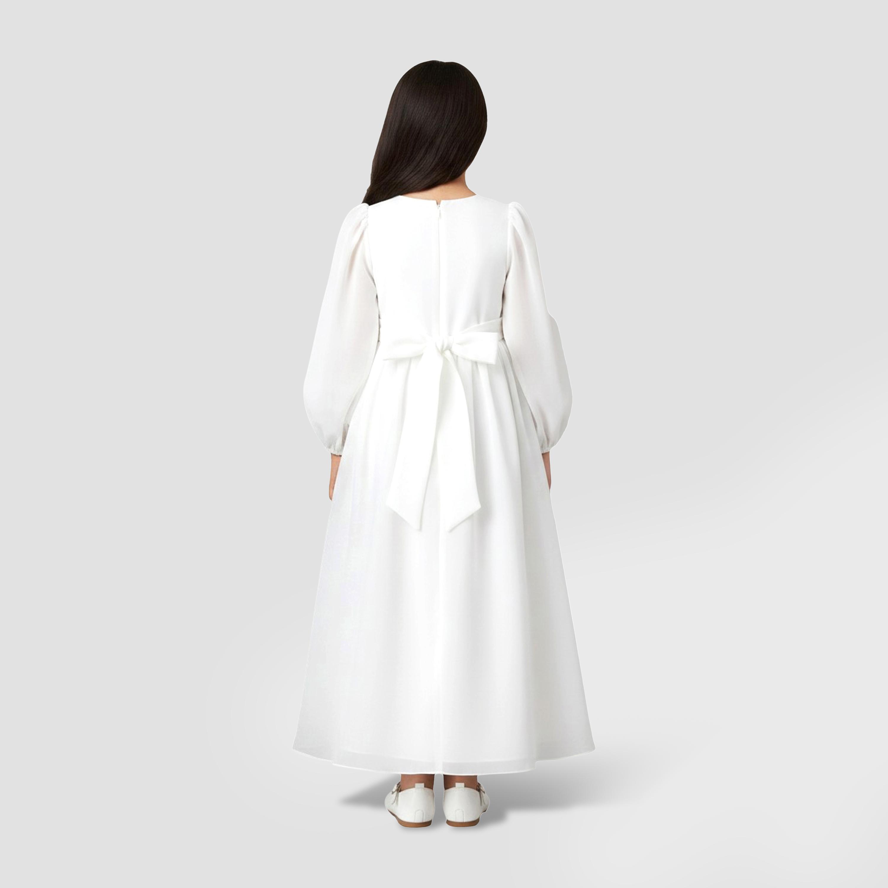 فستان ماكسي عربي بتطريز زهور للأطفال من بيبي كلو-girls-clothing-dressesandjumpsuits-image-3