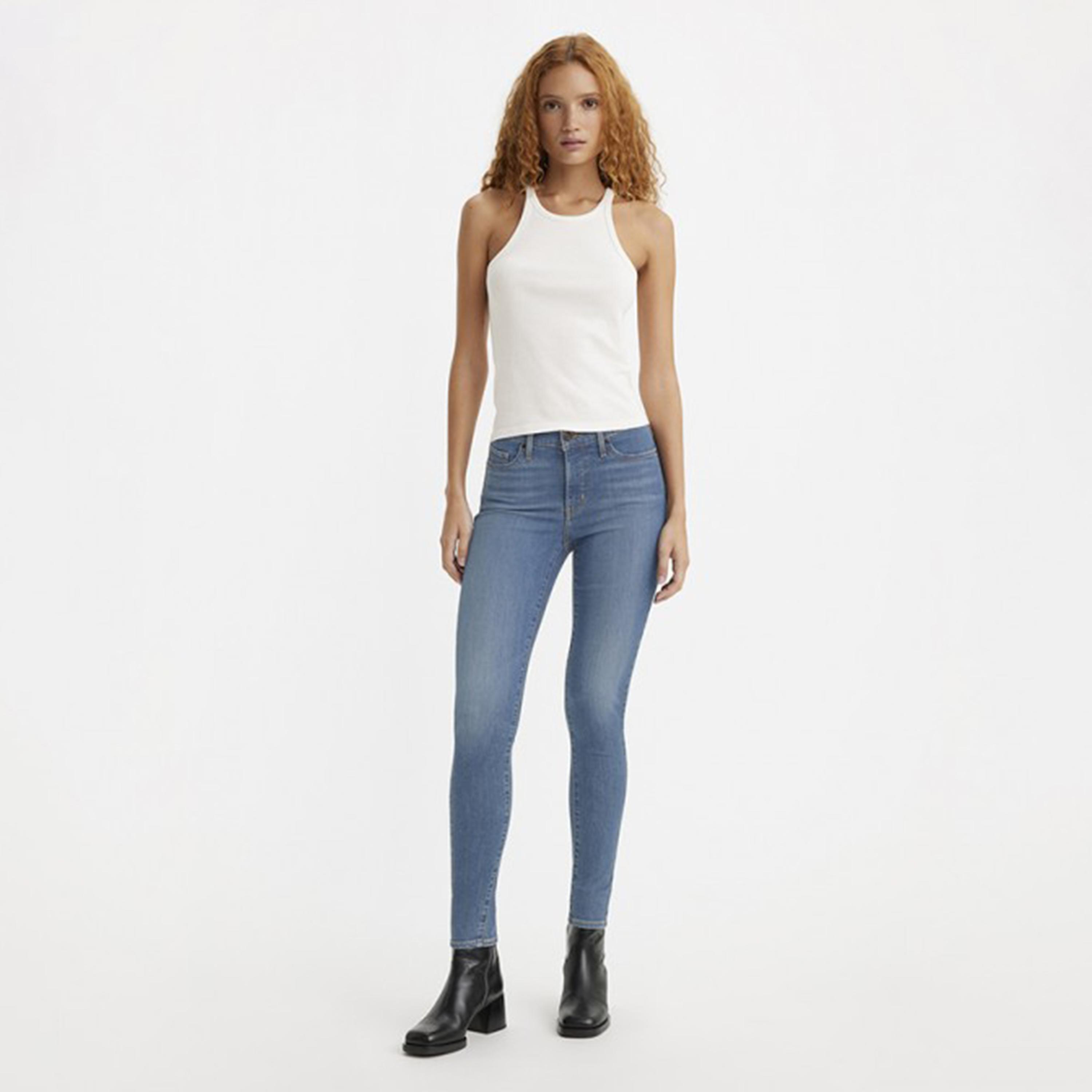 بنطال جينز من ليفايز 310 بلون ازرق ذو اسكيني فت وجيب متوسط الارتفاع-women-clothing-bottoms-jeans-image-3