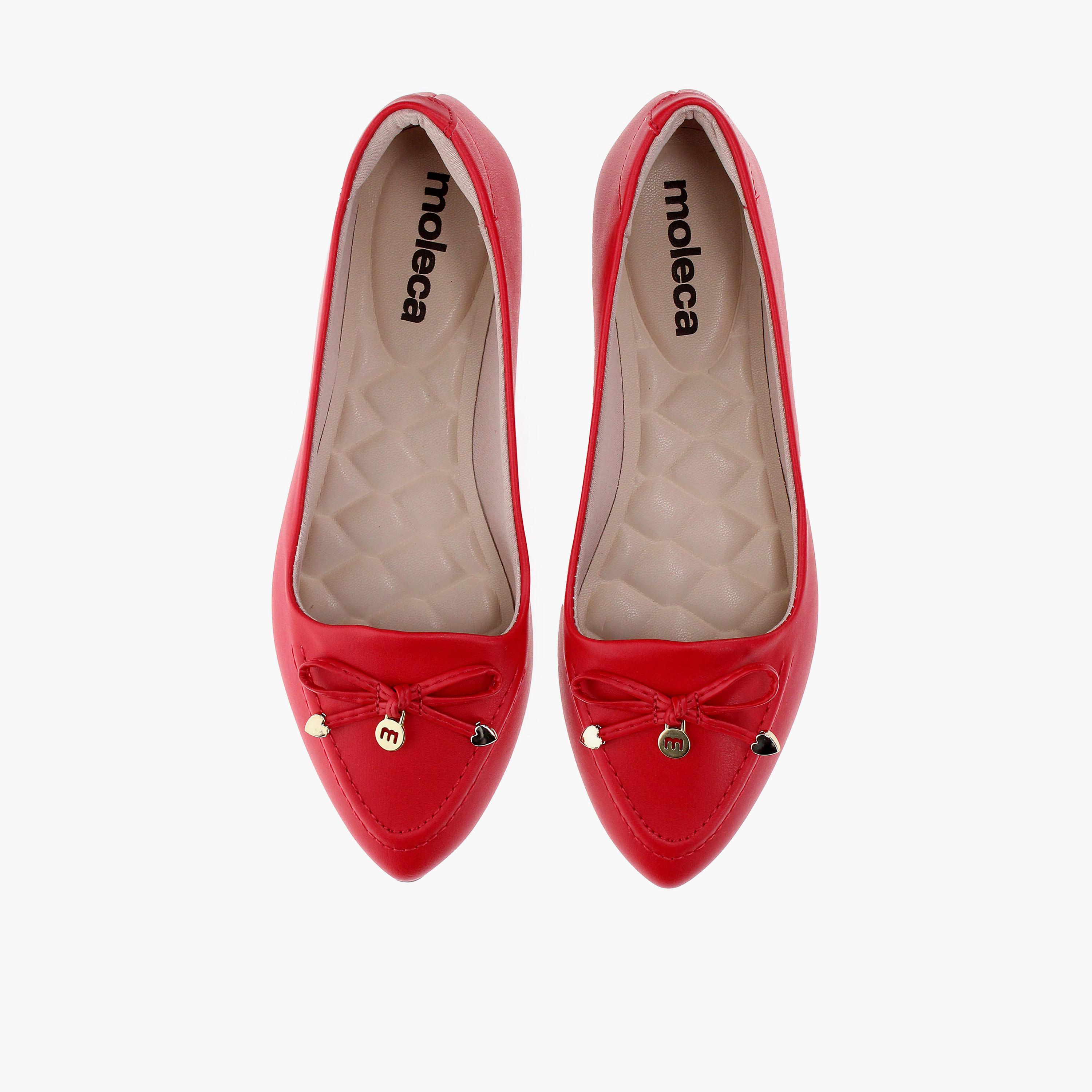 Moleca by Geoomnii Women's Slip-On Flat Pointed Toe Ballerinas | 5635-863-7800-86347       -women-shoes-ballerinas-image-5