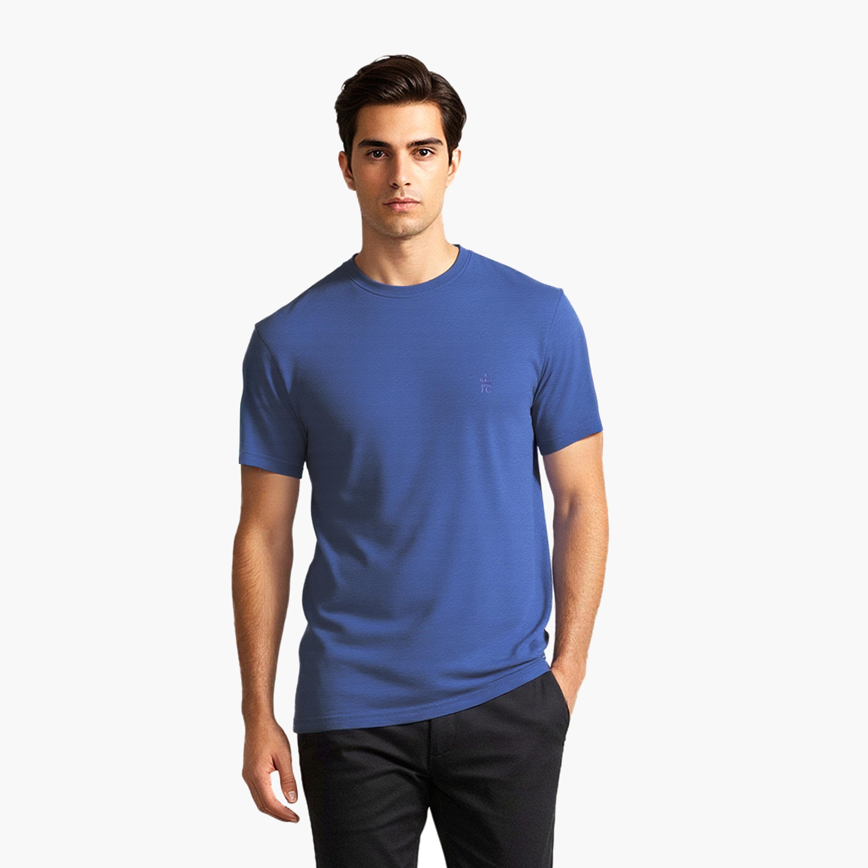 French Connection Pack of 3 Plain Crew Neck Short Sleeves Men's T-Shirt-men-clothing-tshirtsandpolos-tshirts-image-3