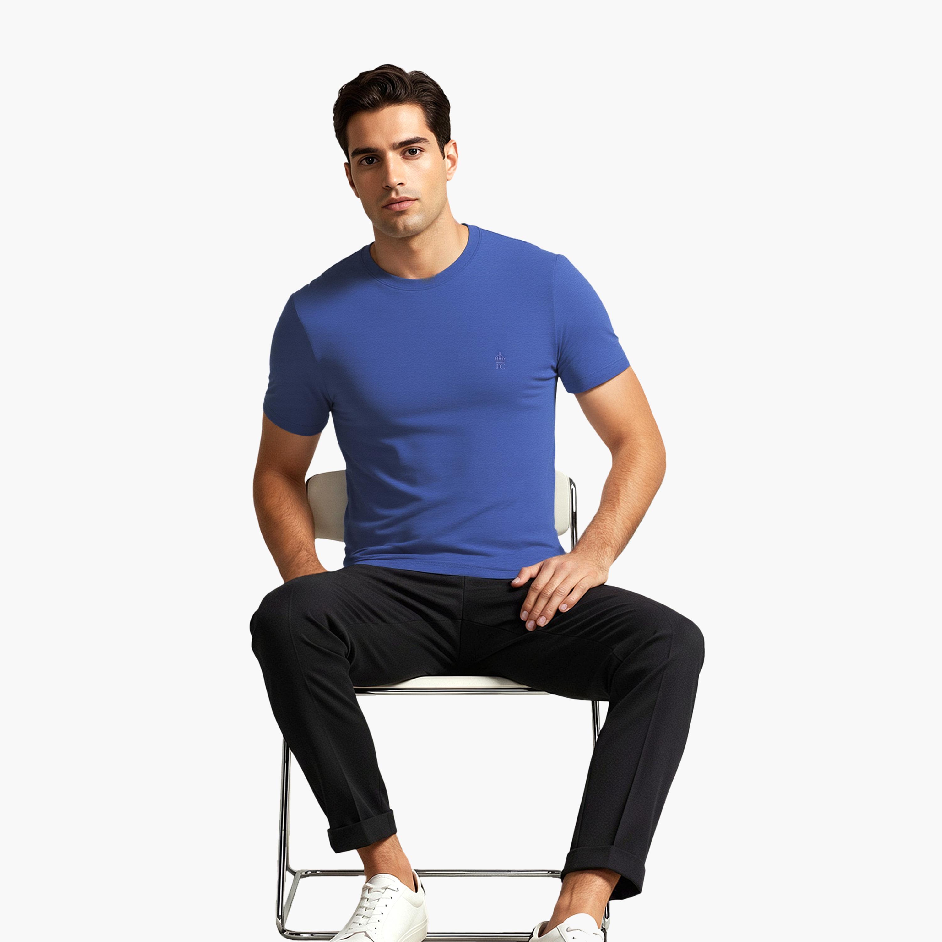 French Connection Pack of 3 Plain Crew Neck Short Sleeves Men's T-Shirt-men-clothing-tshirtsandpolos-tshirts-image-6