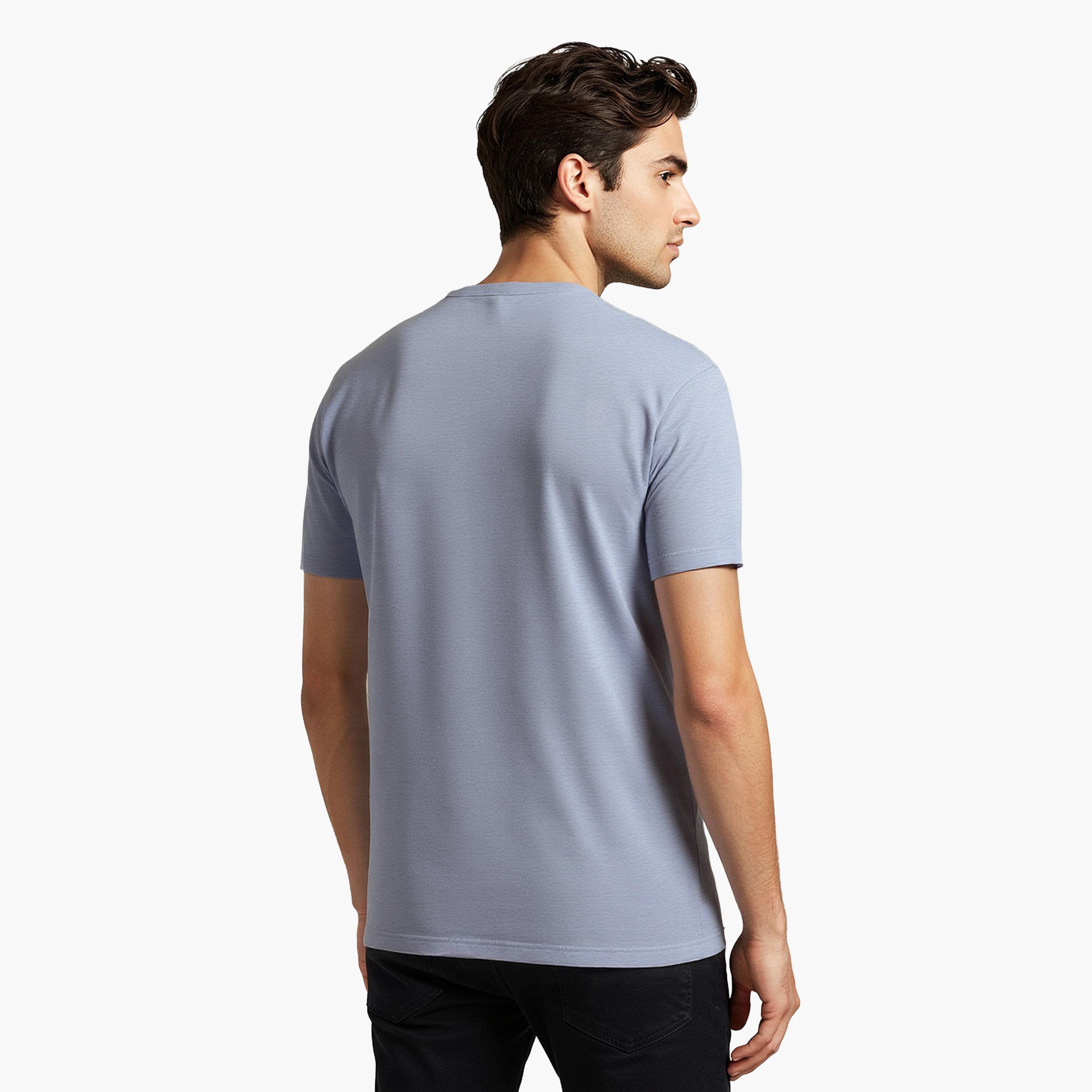 French Connection Pack of 3 Plain Crew Neck Short Sleeves Men's T-Shirt-men-clothing-tshirtsandpolos-tshirts-image-7