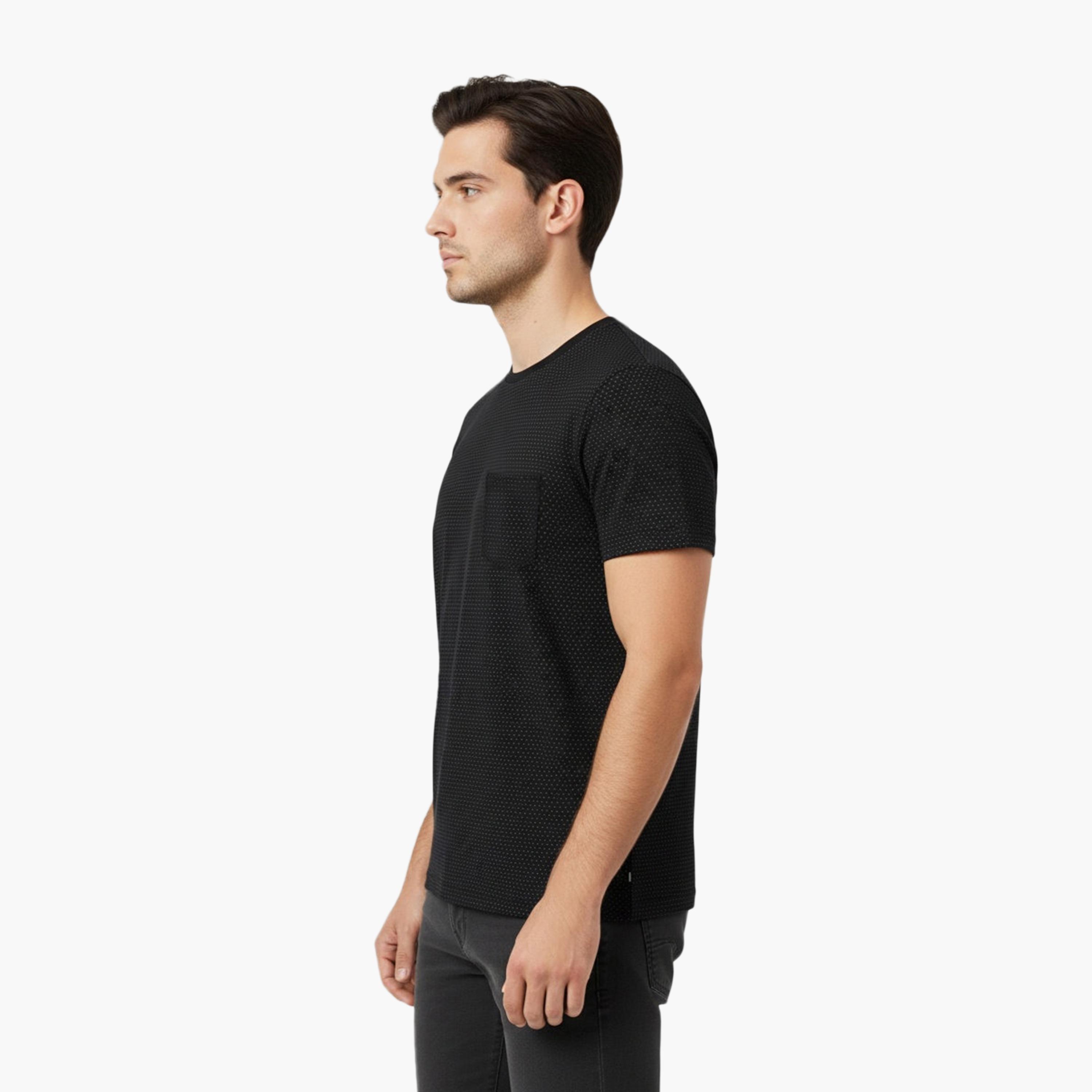 French Connection Plain Crew Neck Short Sleeves Men's T-Shirt-men-clothing-tshirtsandpolos-tshirts-image-3