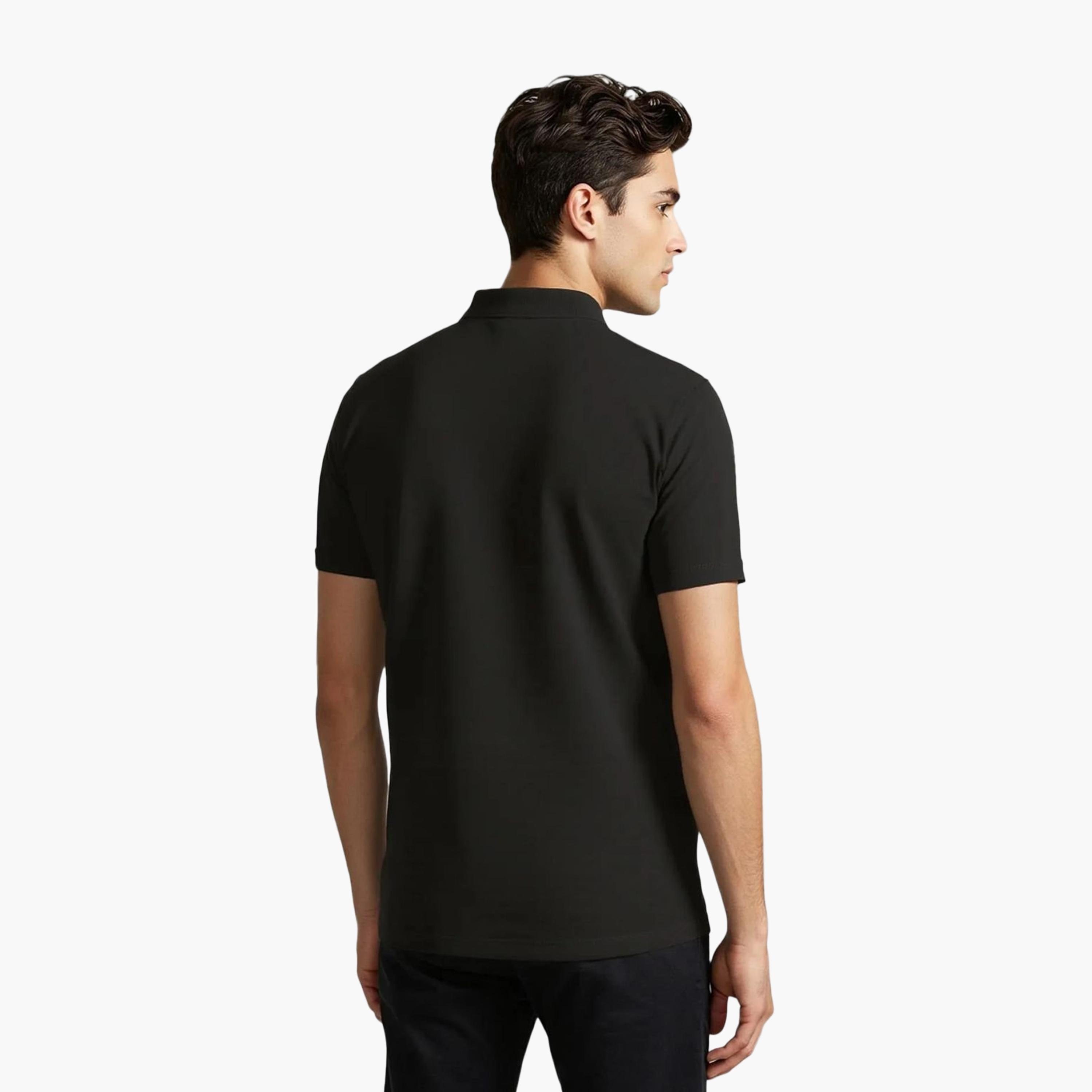 French Connection Plain Collared Short Sleeves Men's T-Shirt-men-clothing-tshirtsandpolos-tshirts-image-4