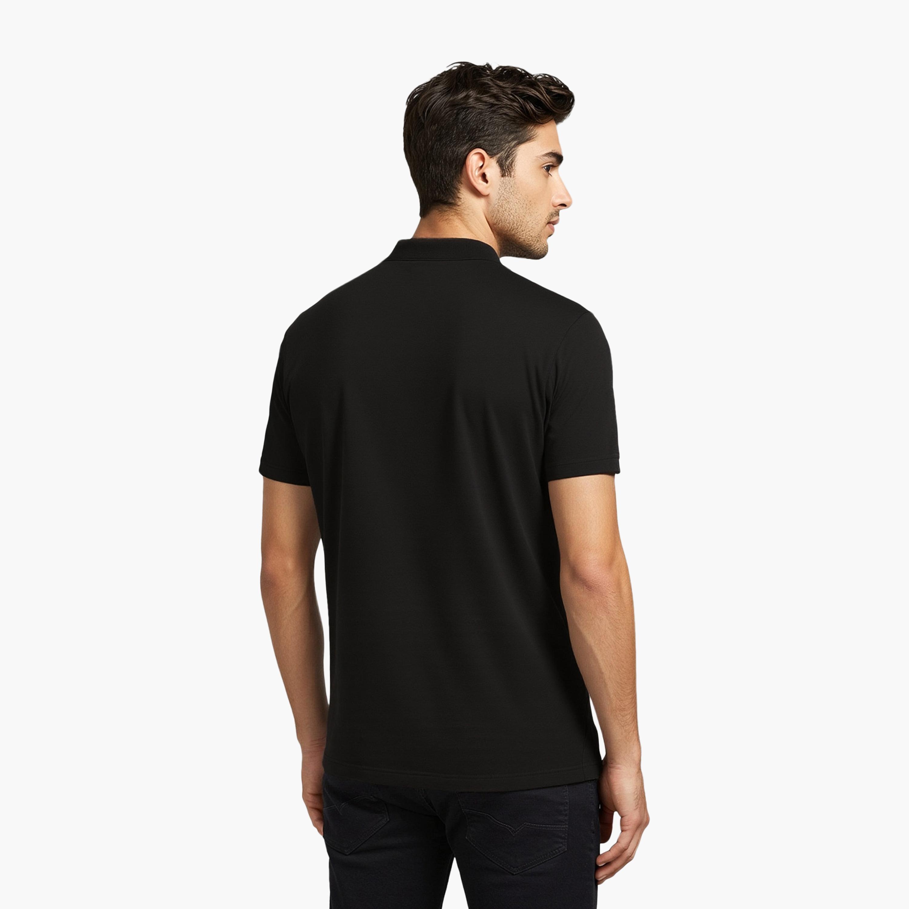 French Connection Plain Collared Short Sleeves Men's T-Shirt-men-clothing-tshirtsandpolos-tshirts-image-5
