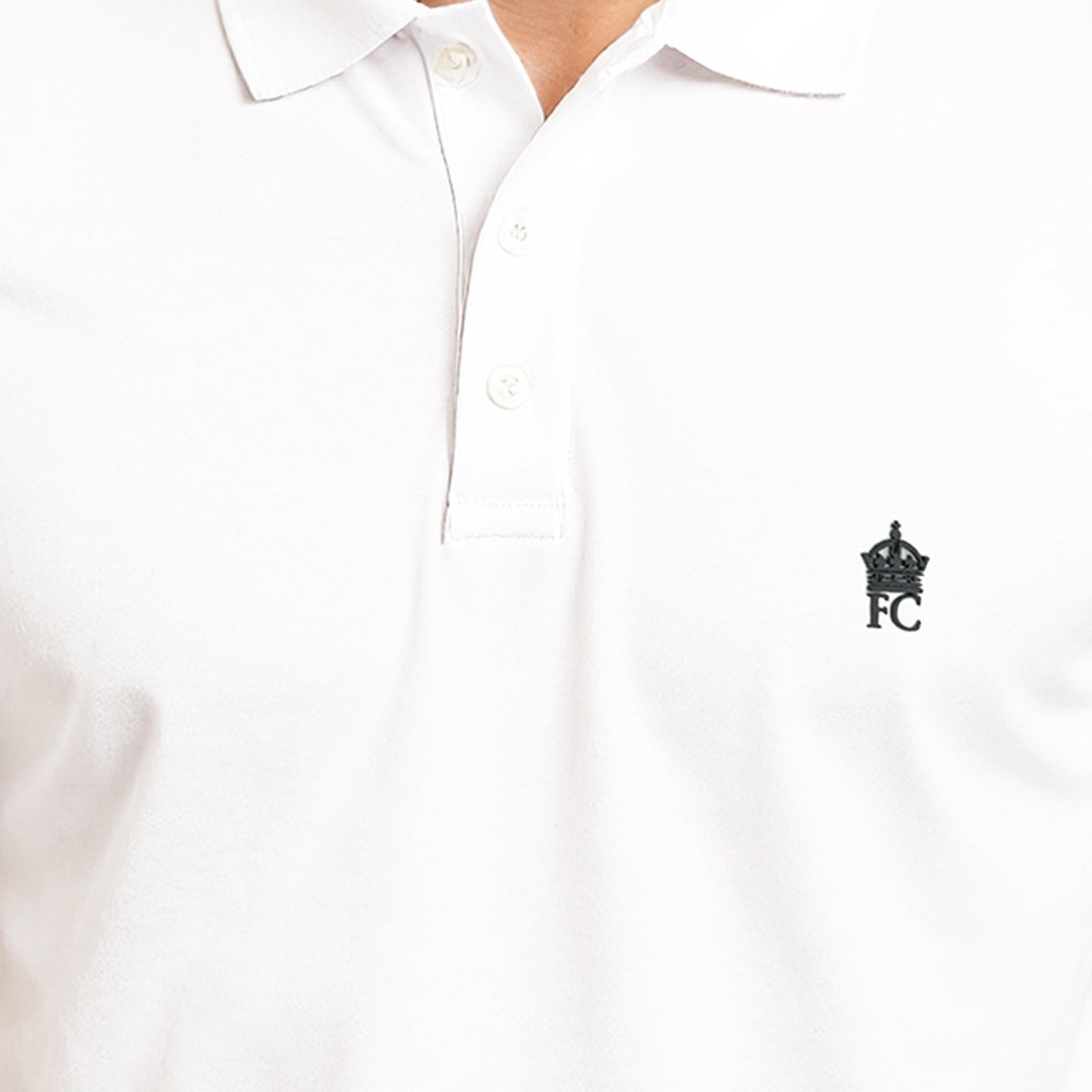 تيشيرت رجالي بأكمام قصيرة وياقة سادة من فرينش كونيكشن-men-clothing-tshirtsandpolos-tshirts-image-4