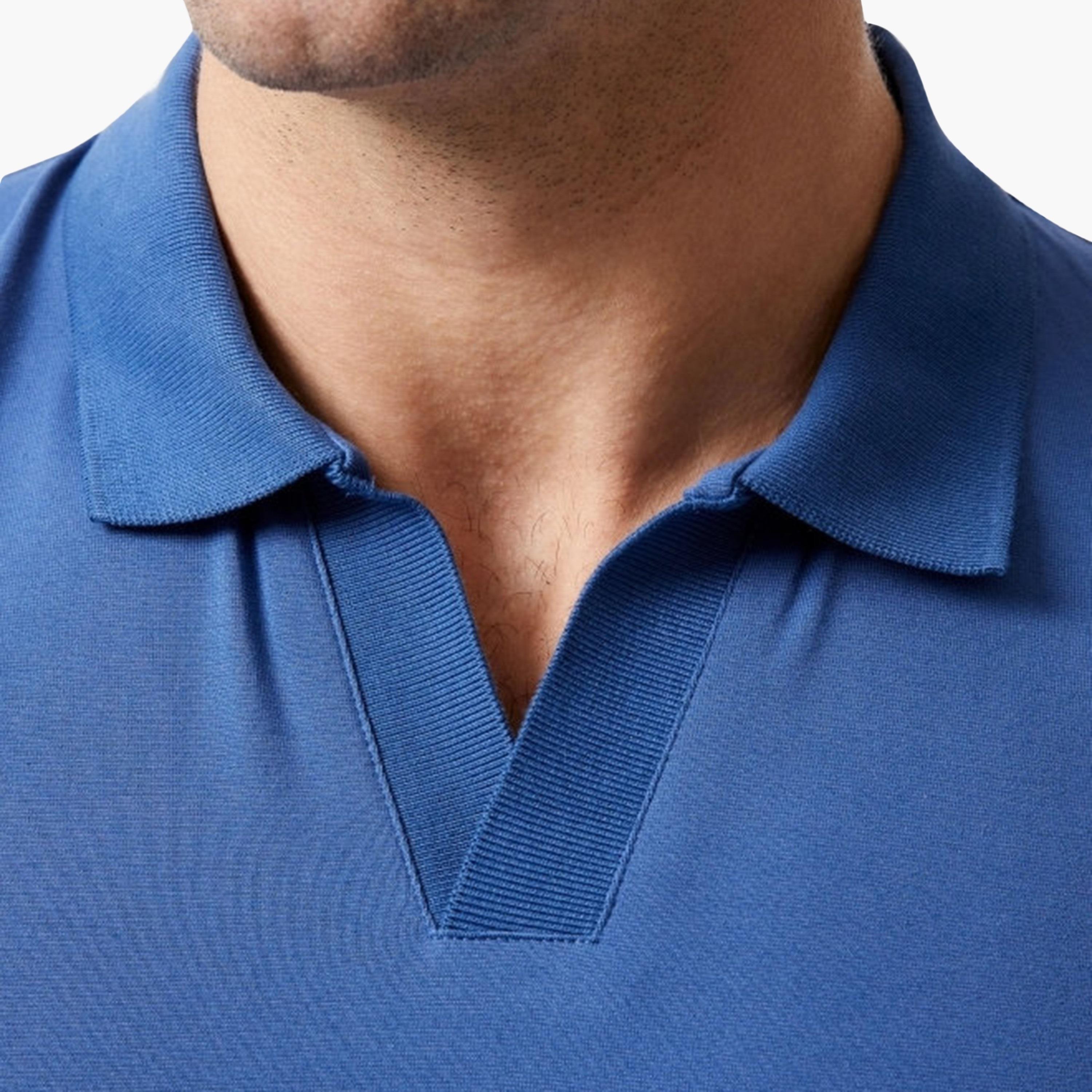 French Connection Plain Collared Short Sleeves Men's T-Shirt-men-clothing-tshirtsandpolos-tshirts-image-3