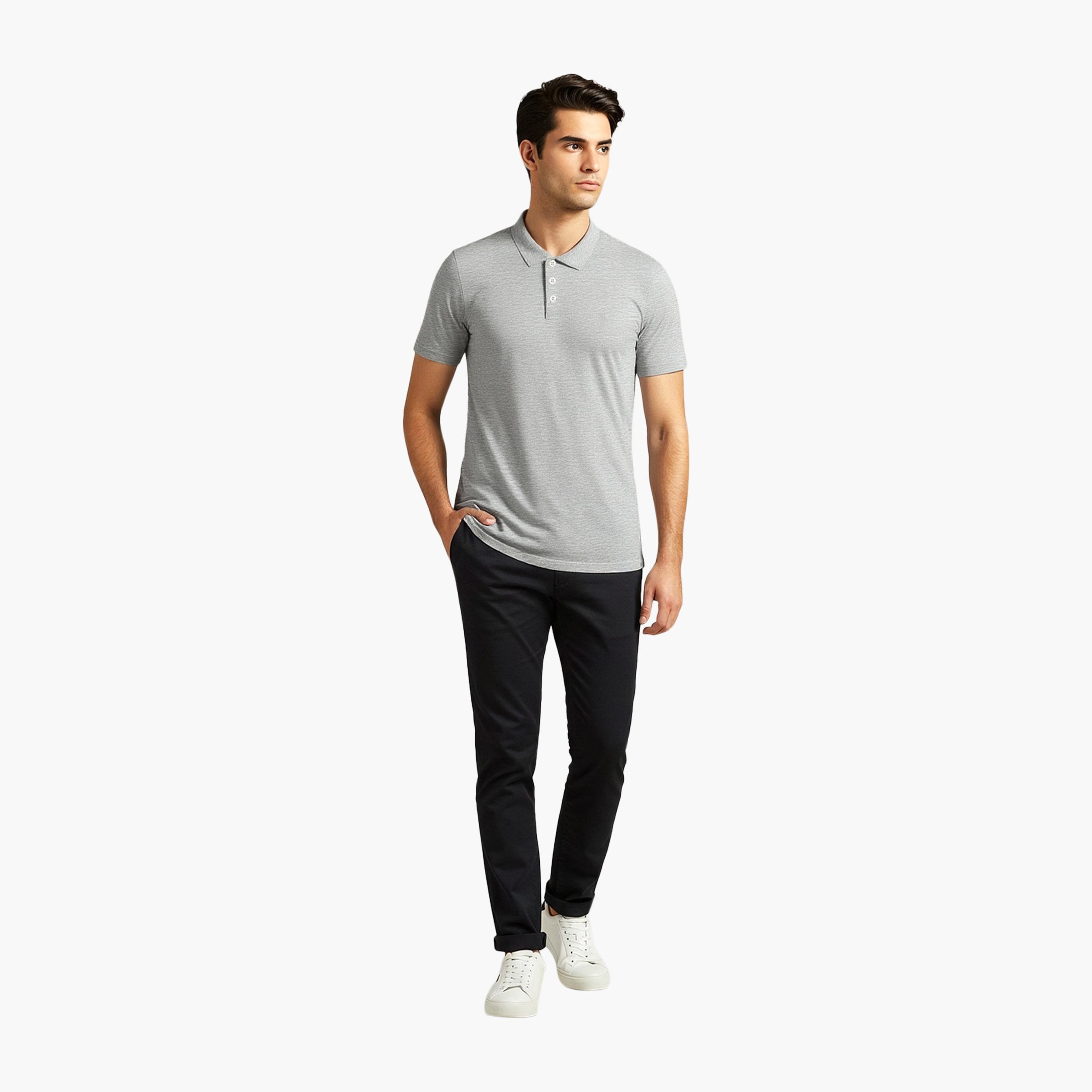 French Connection Plain Collared Short Sleeves Men's T-Shirt-men-clothing-tshirtsandpolos-tshirts-image-2