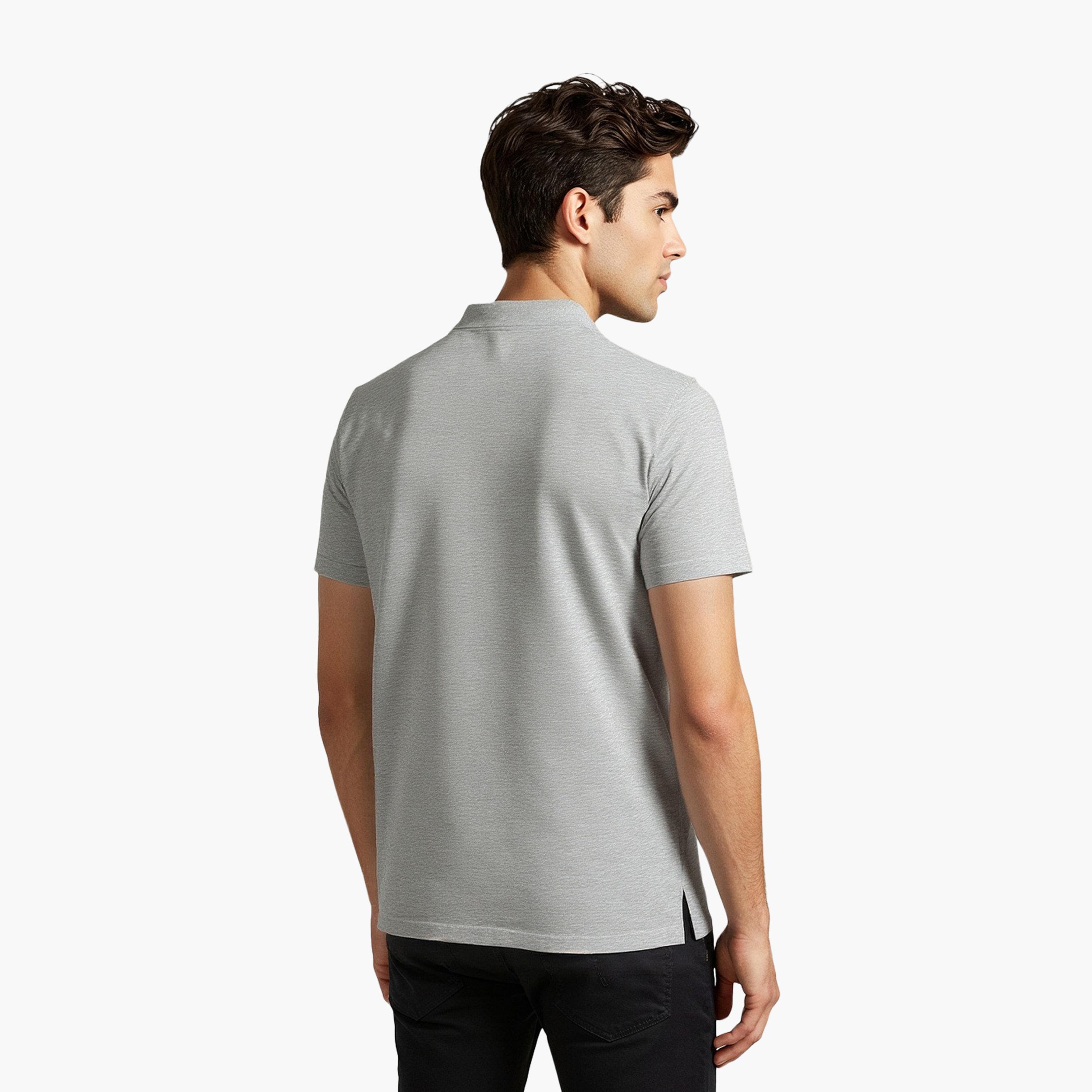 French Connection Plain Collared Short Sleeves Men's T-Shirt-men-clothing-tshirtsandpolos-tshirts-image-4