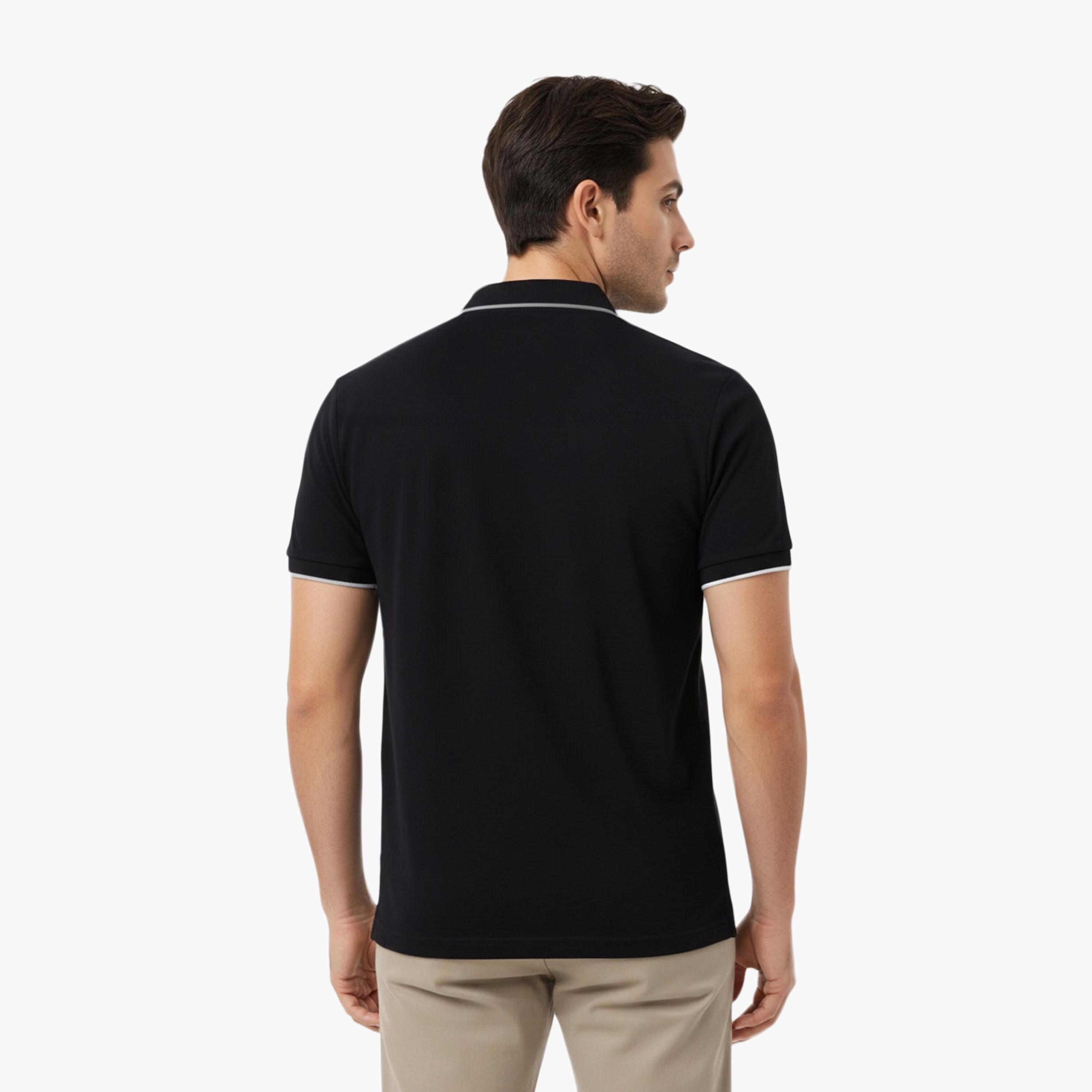 French Connection Plain Collared Short Sleeves Men's T-Shirt-men-clothing-tshirtsandpolos-tshirts-image-4