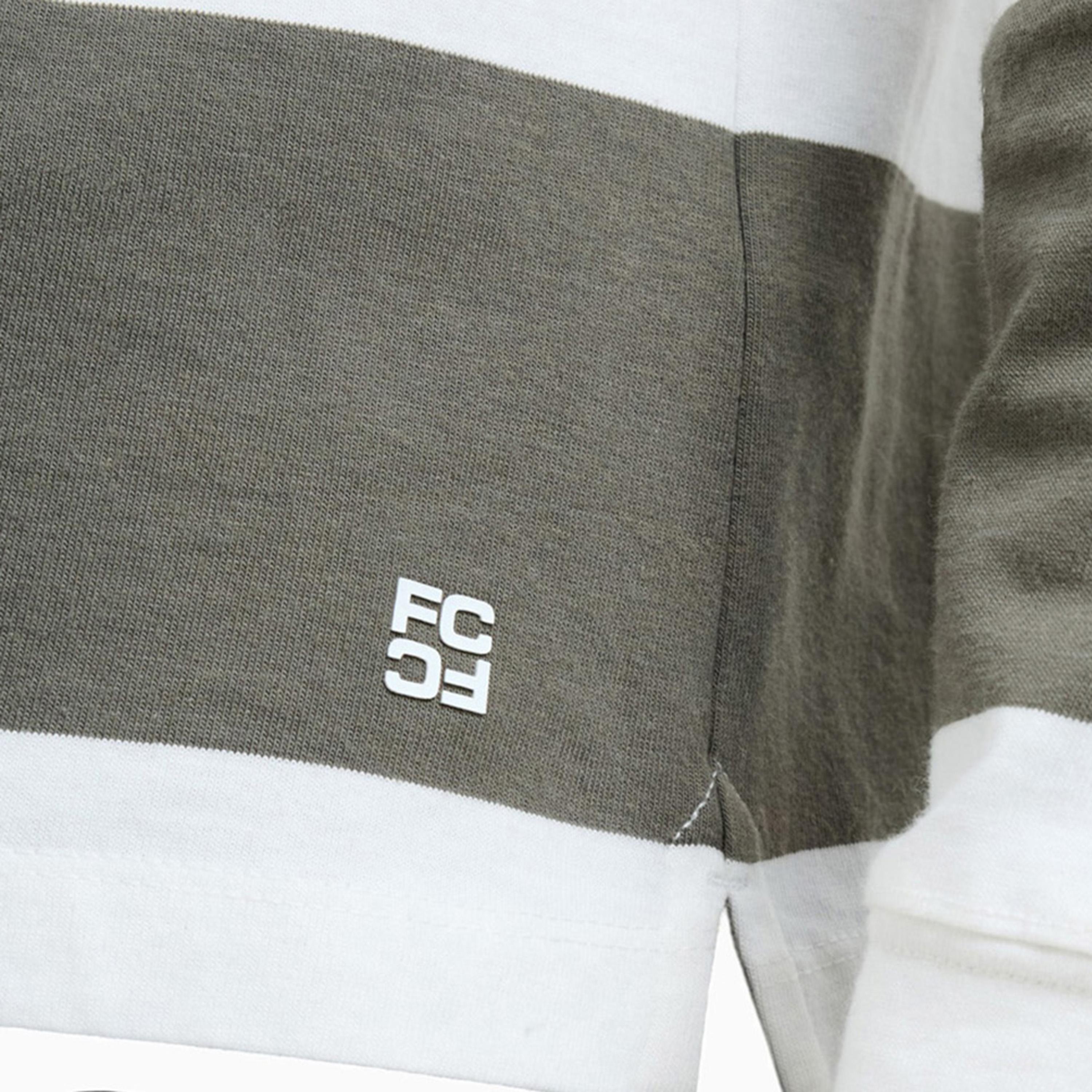 تيشيرت راجبي رجالي مخطط بأكمام طويلة وياقة من فرينش كونكشن-men-clothing-tshirtsandpolos-tshirts-image-4