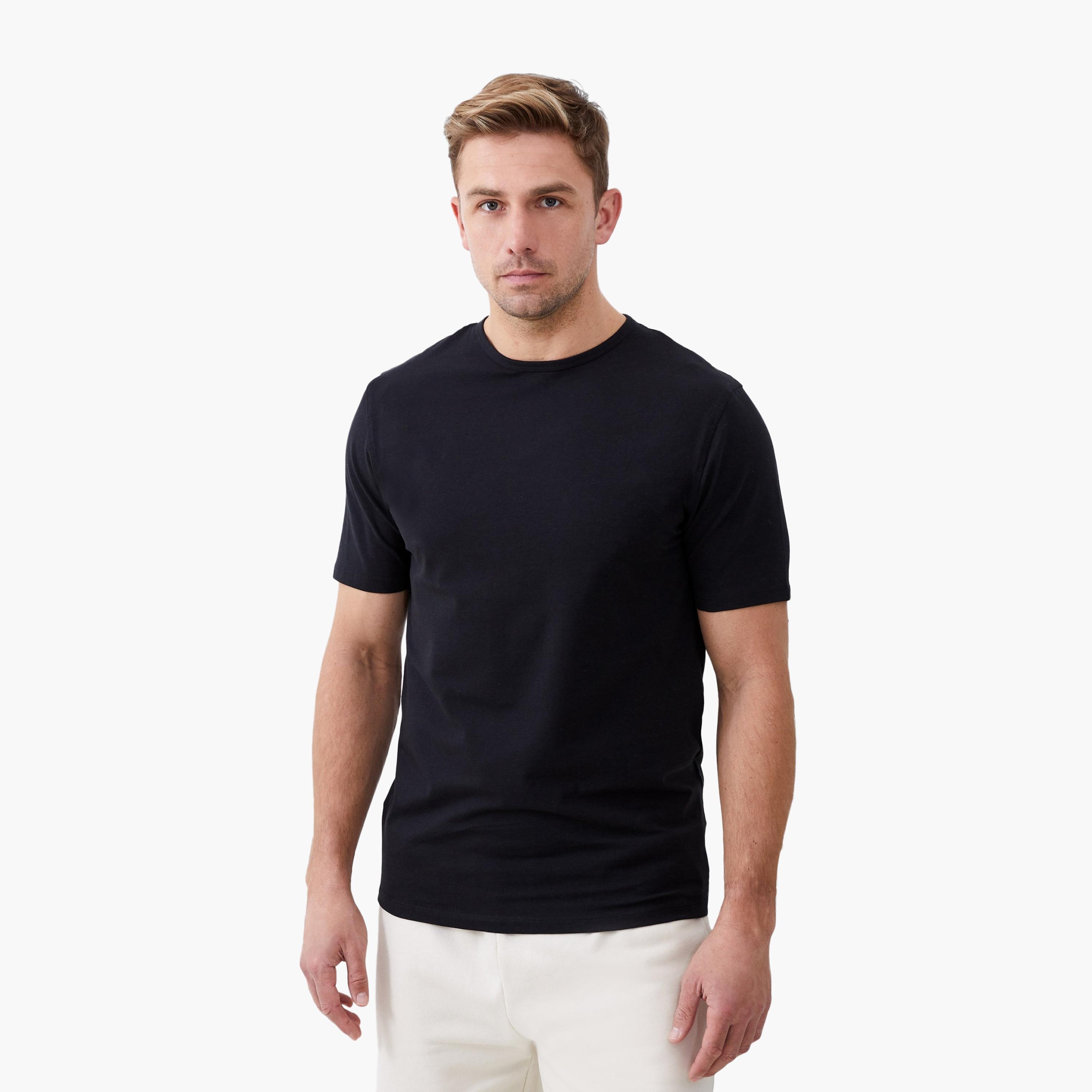 French Connection Plain Crew Neck Short Sleeves Men's T-Shirt-men-clothing-tshirtsandpolos-tshirts-image-1