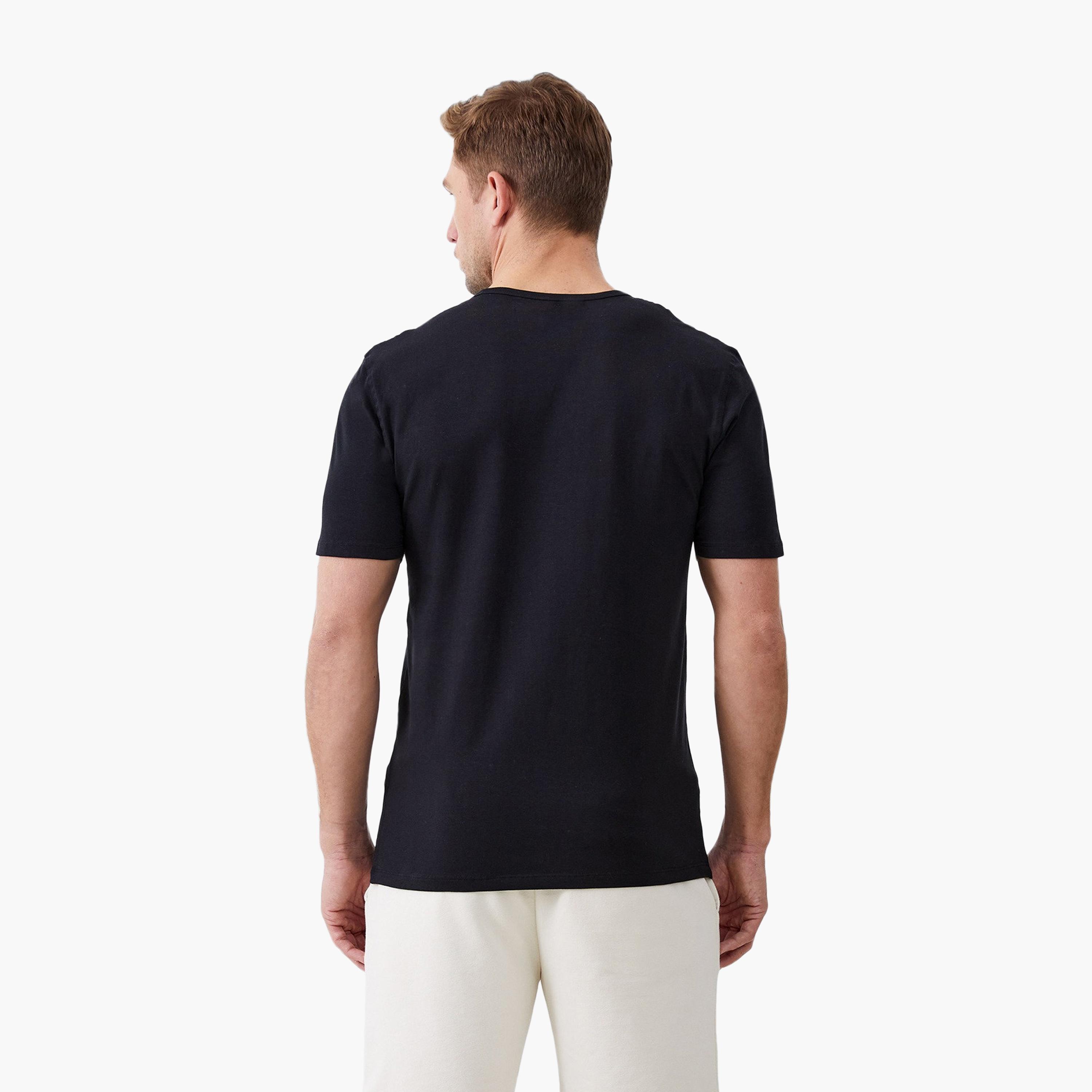 French Connection Plain Crew Neck Short Sleeves Men's T-Shirt-men-clothing-tshirtsandpolos-tshirts-image-3