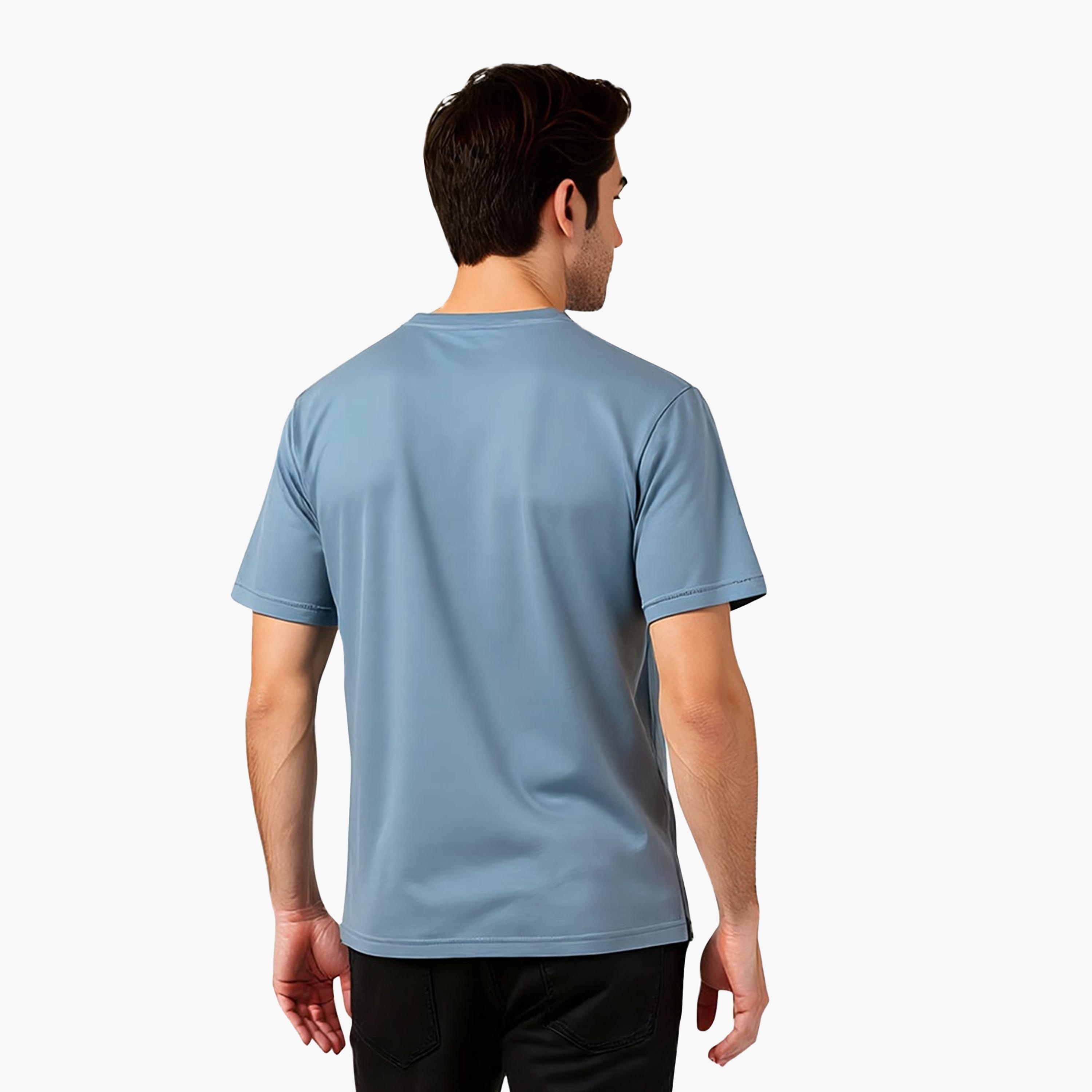 French Connection Plain Crew Neck Short Sleeves Men's T-Shirt-men-clothing-tshirtsandpolos-tshirts-image-5