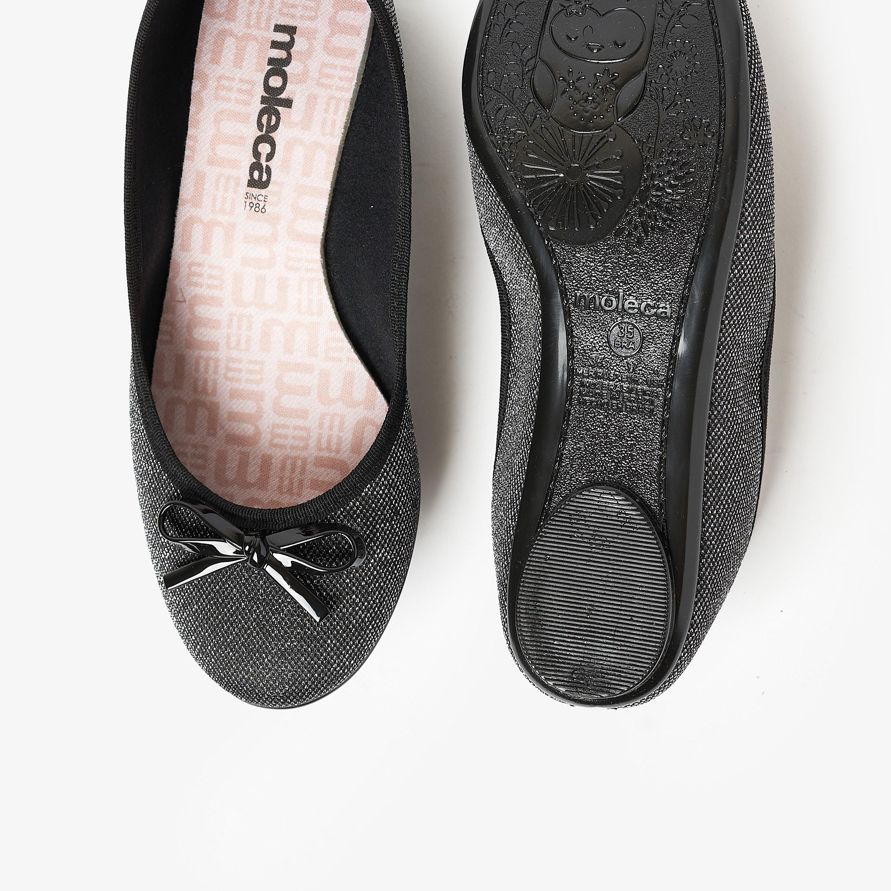 Moleca by Geoomnii Women's Pointed Toe Ballerinas with Bow Details | 5726-115-24341      -women-shoes-ballerinas-image-4