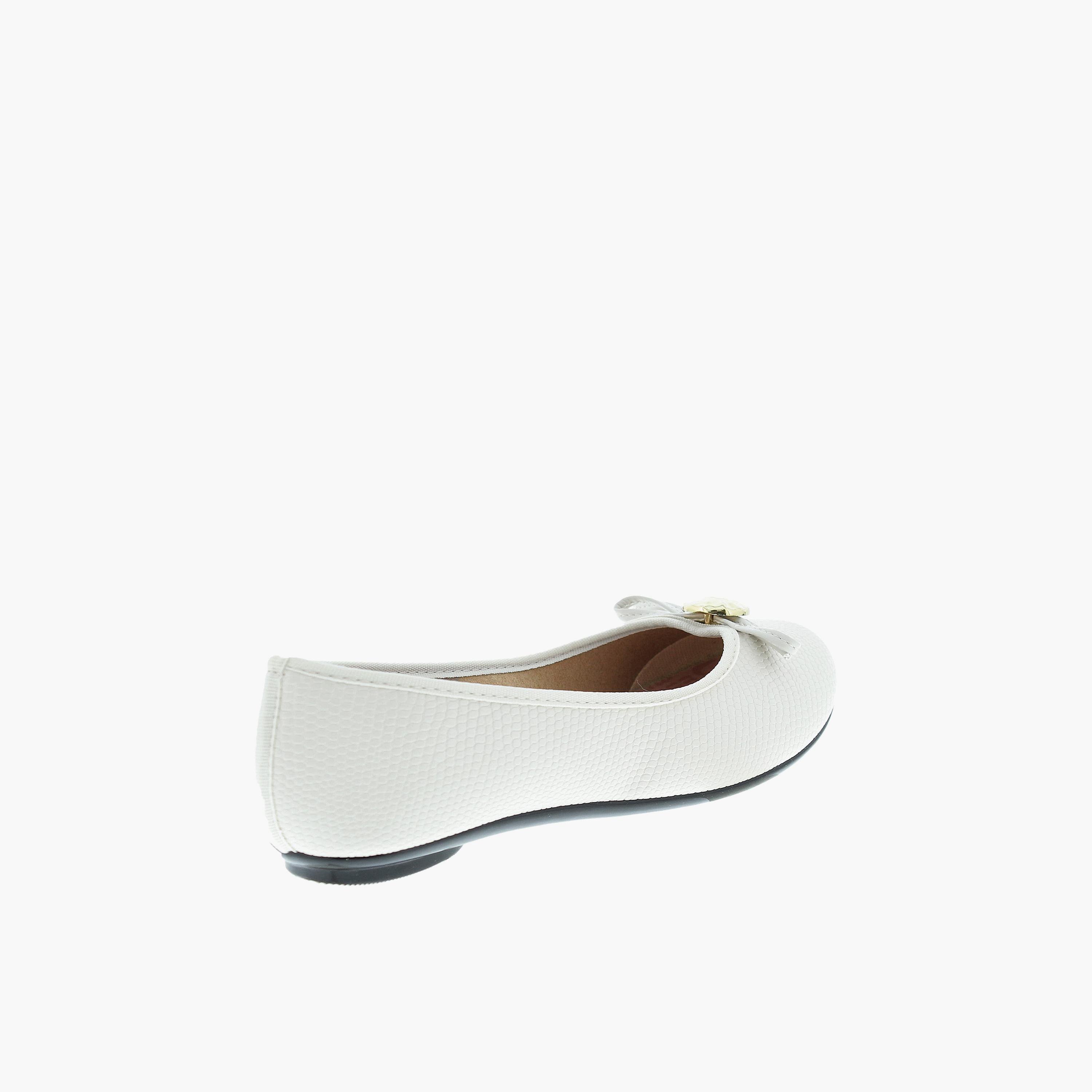 موليكا - حذاء باليرينا نسائي بمقدمة مستديرة سهل الارتداء | 5726-135-28523-35312-women-shoes-ballerinas-image-4