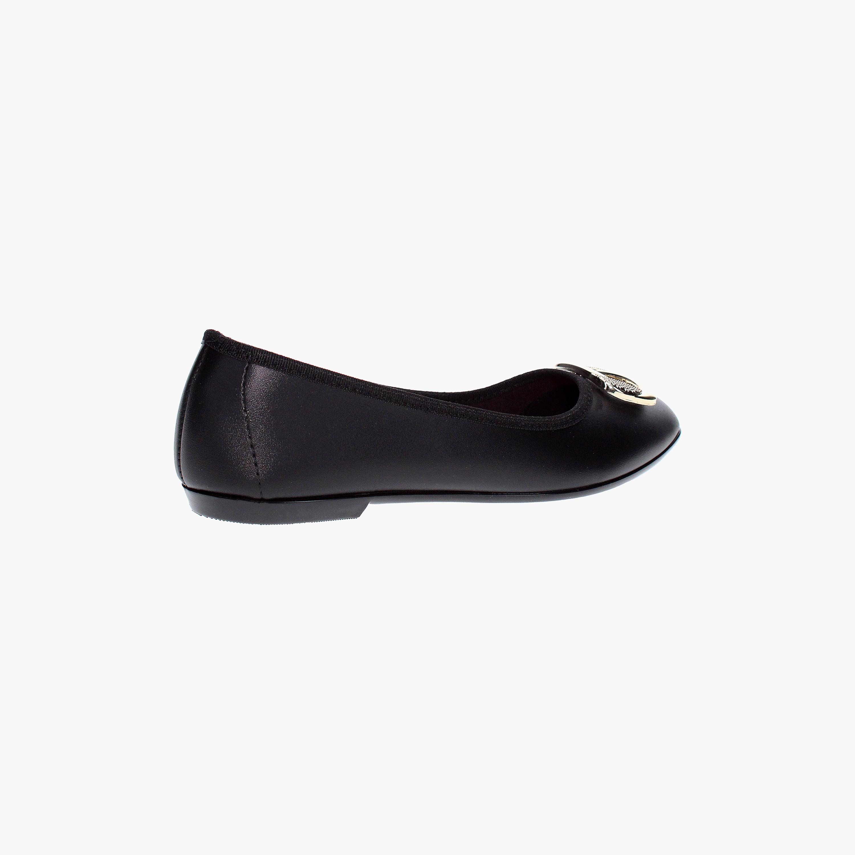 Moleca by Geoomnii Women's Round Toe Ballerinas with Golden Buckle | 5729-119-7800      -women-shoes-ballerinas-image-2