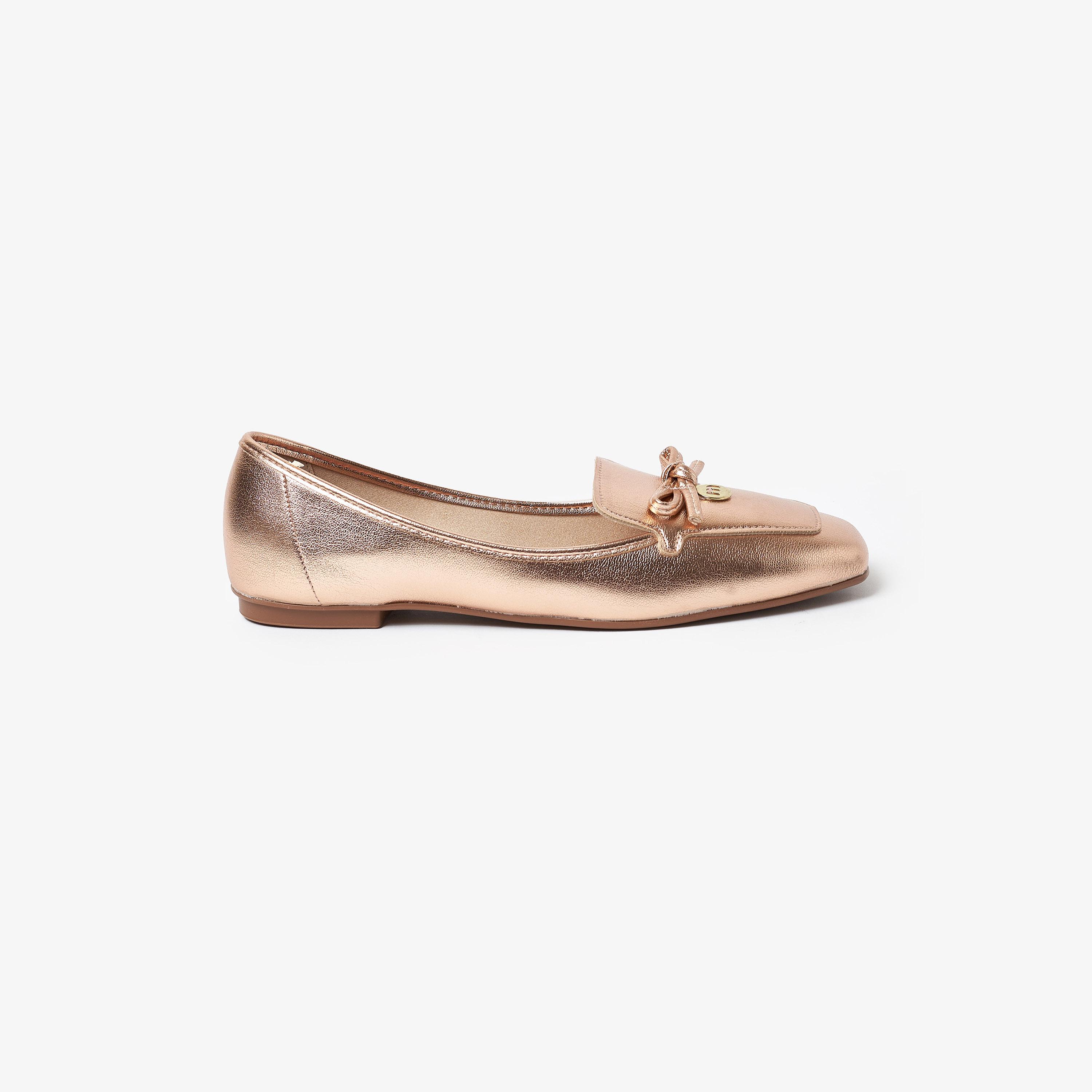 حذاء لوفر من موليكا للنساء بمقدمة مربعة مع مزينة من فيونكة | 5737-203-14710-women-shoes-loafersandmoccasins-image-2