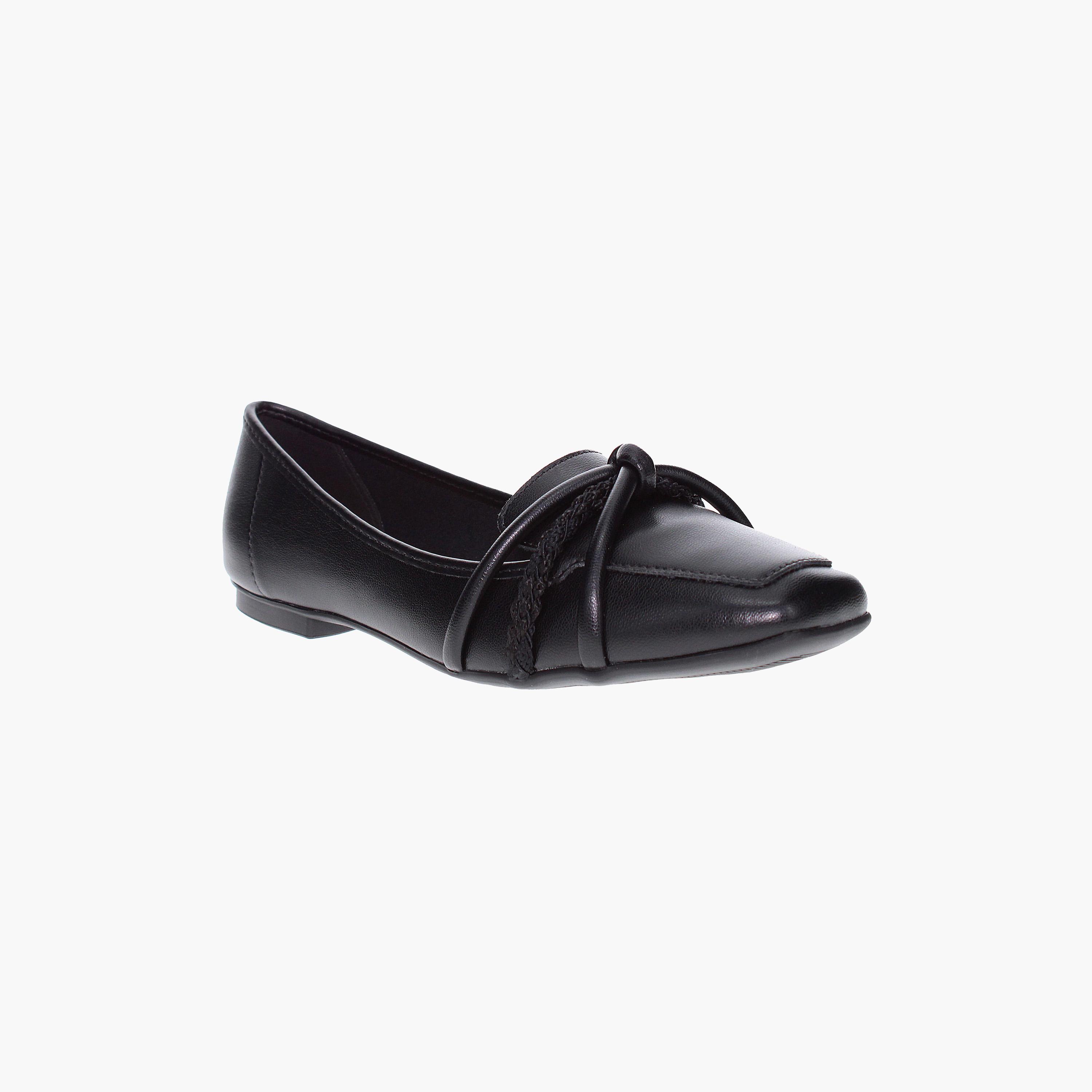 حذاء لوفرز نسائي من موليكا بمقدمة مربعة مع تصميم عقدة علوية | 5737-212-16272-women-shoes-loafersandmoccasins-image-1
