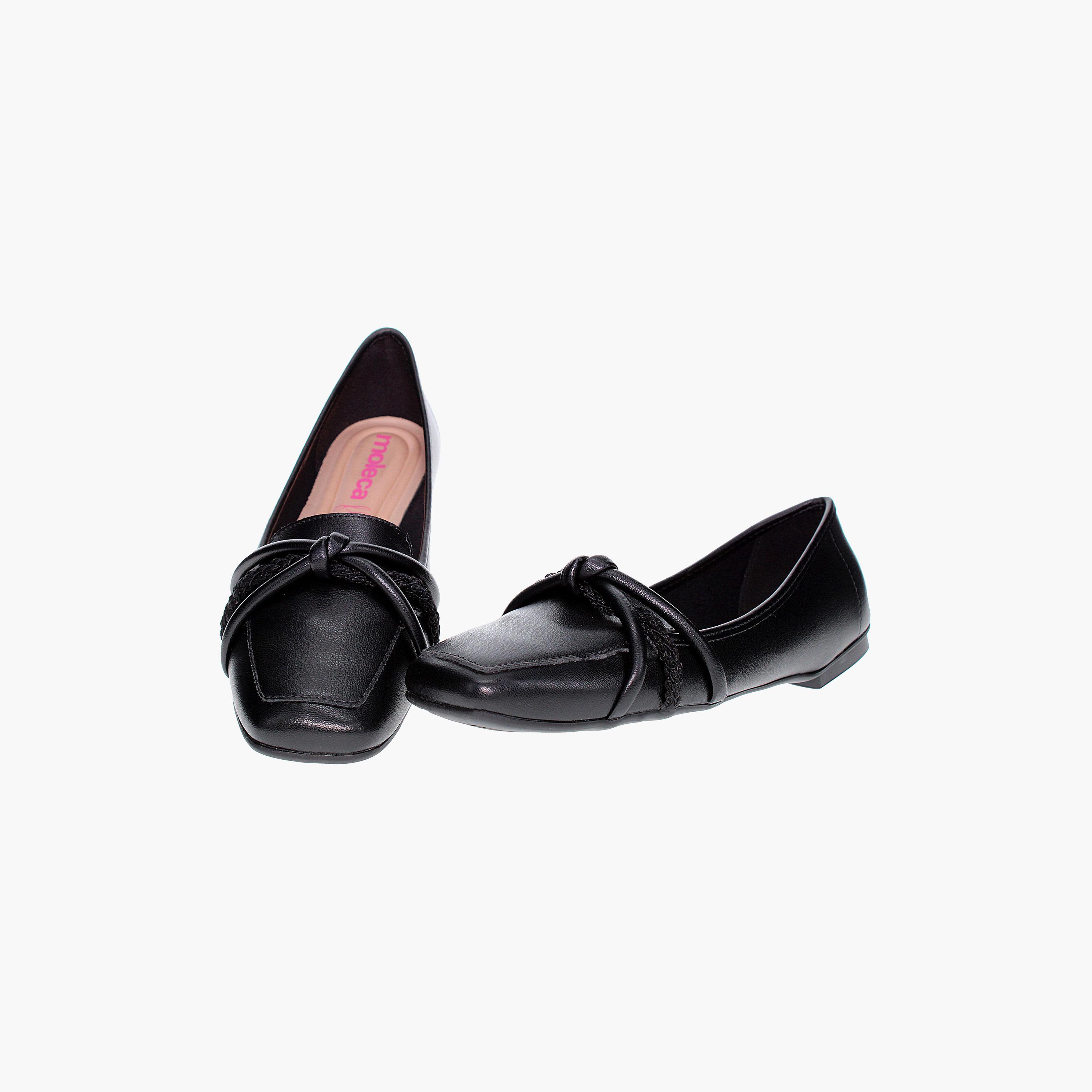 حذاء لوفرز نسائي من موليكا بمقدمة مربعة مع تصميم عقدة علوية | 5737-212-16272-women-shoes-loafersandmoccasins-image-4