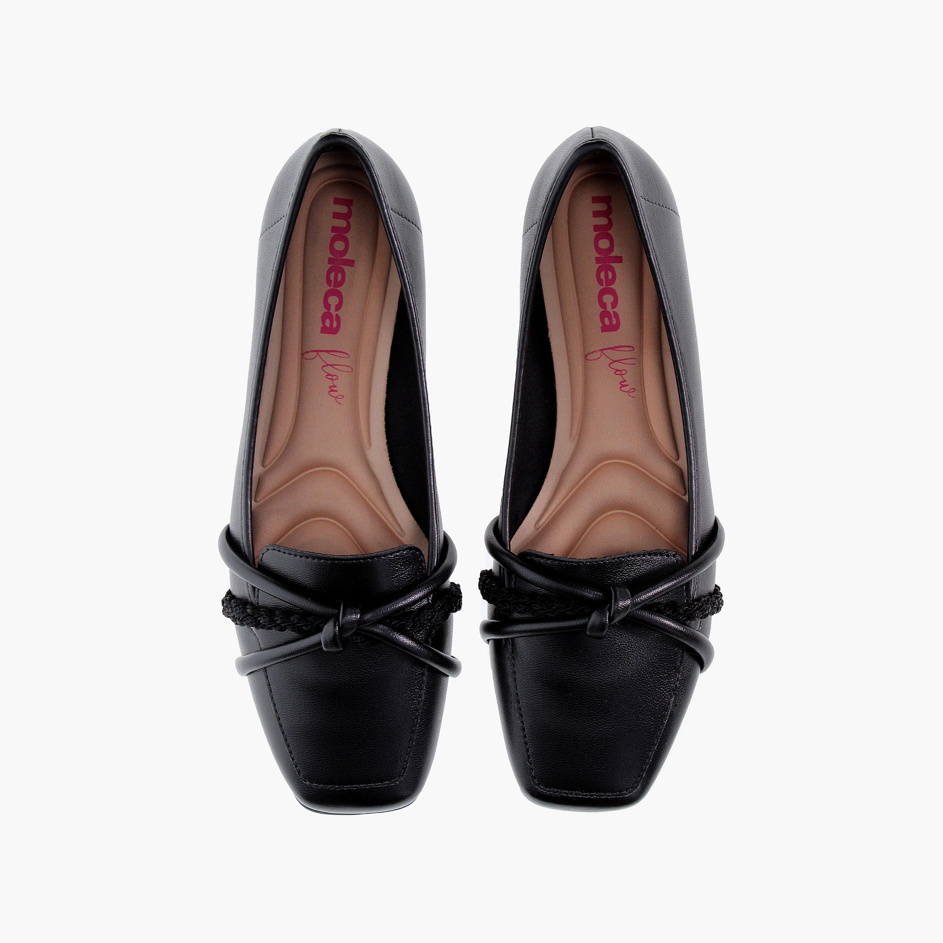 حذاء لوفرز نسائي من موليكا بمقدمة مربعة مع تصميم عقدة علوية | 5737-212-16272-women-shoes-loafersandmoccasins-image-5
