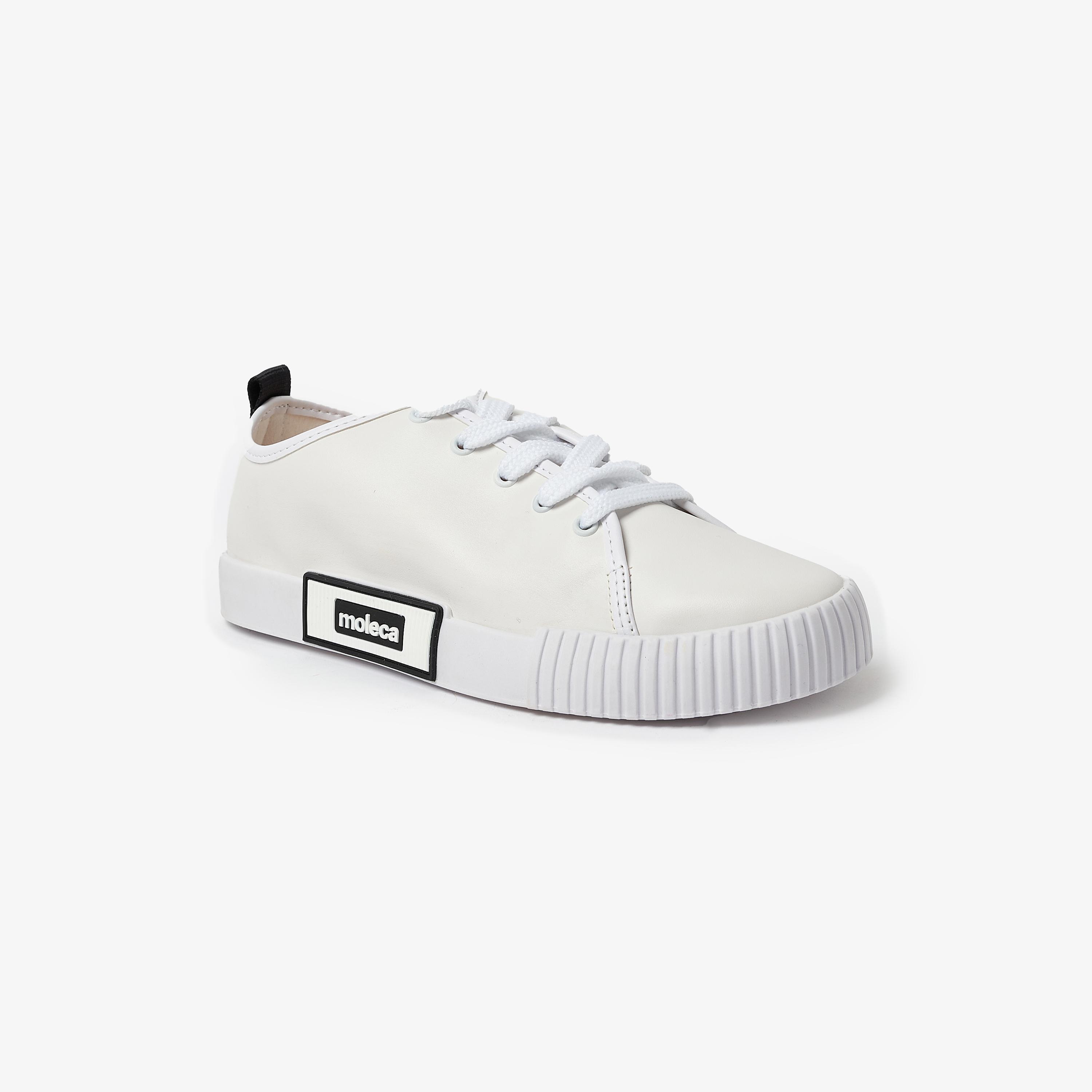Moleca by Geoomnii Women's Lace Up Low Top Sneakers | 5740-201-7800       -women-shoes-sneakers-image-1