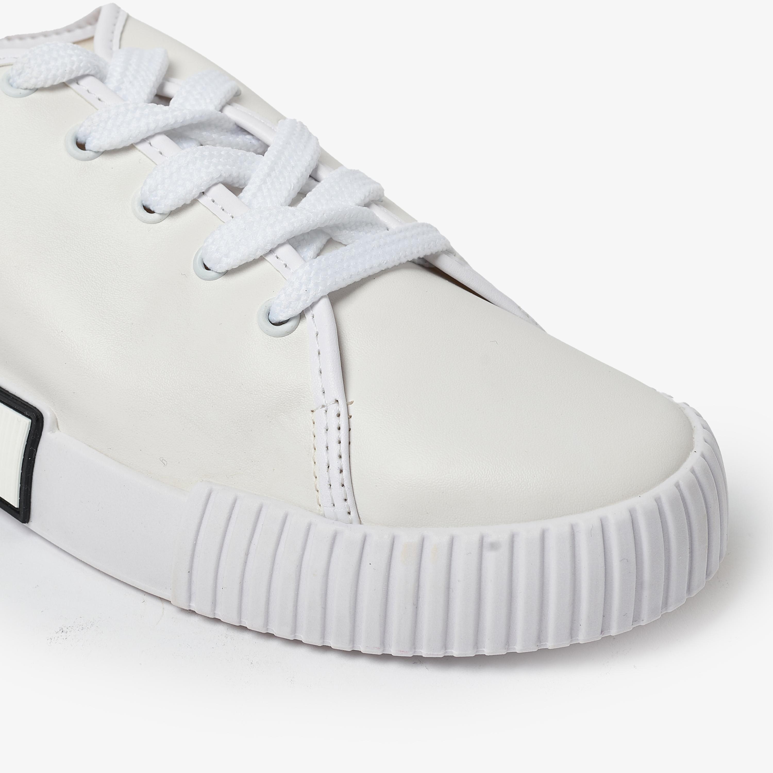 Moleca by Geoomnii Women's Lace Up Low Top Sneakers | 5740-201-7800       -women-shoes-sneakers-image-5