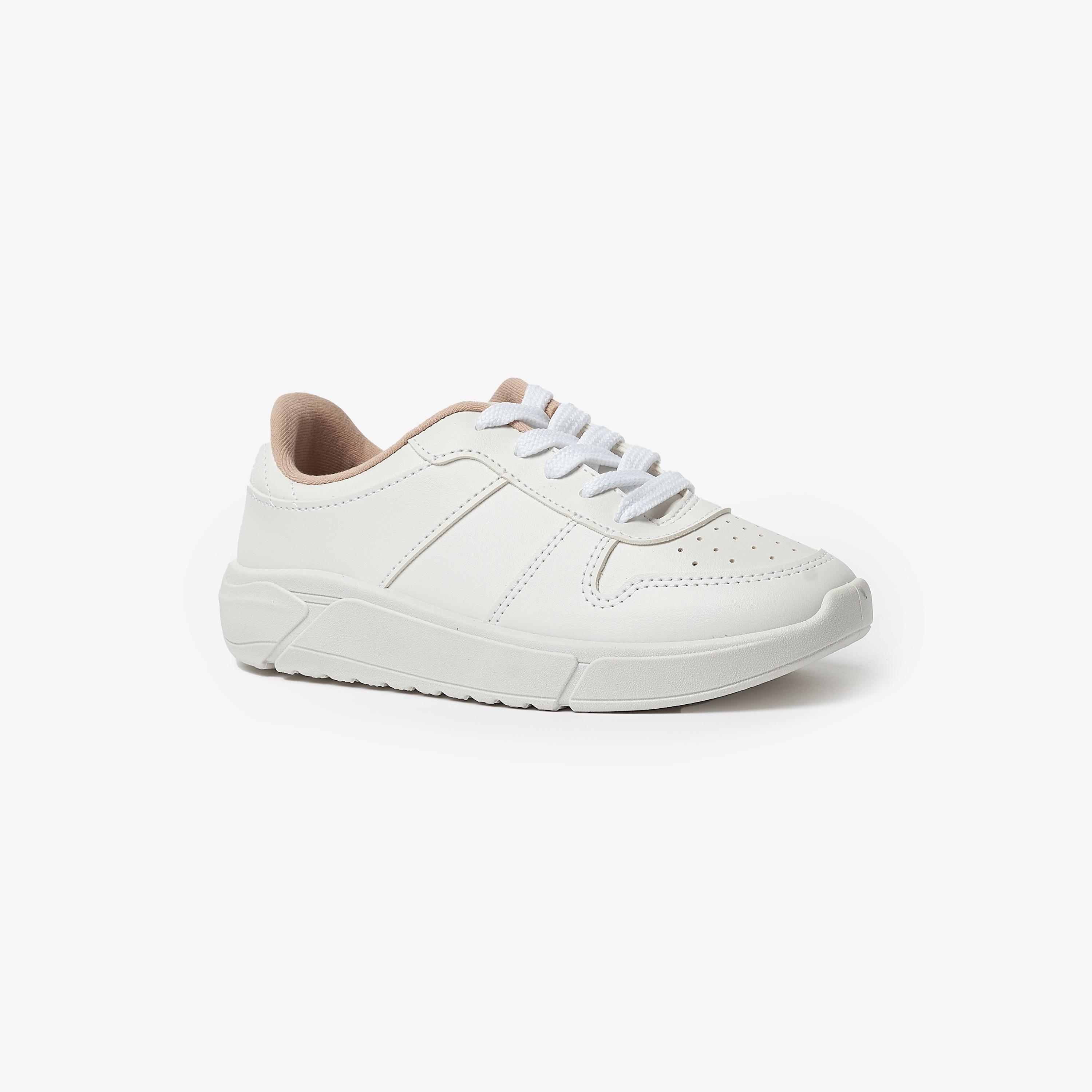 Moleca by Geoomnii Women's Lace Up Low Top Sneakers | 5764-104-7800       -women-shoes-sneakers-image-1