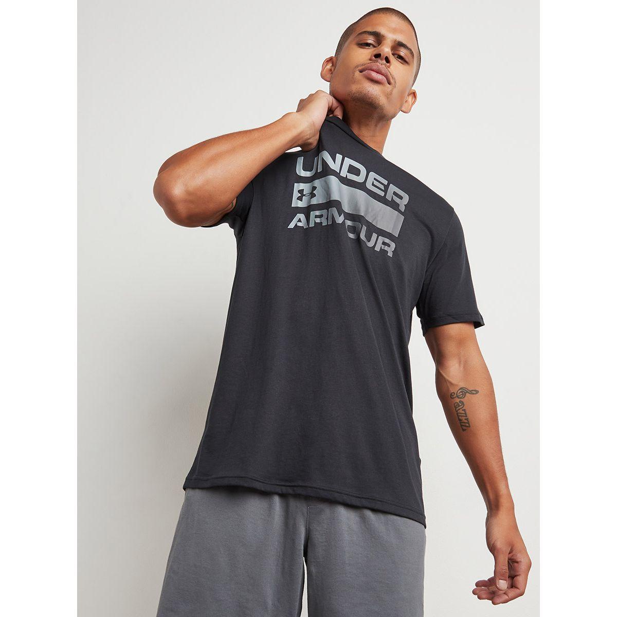 UA Team Wordmark Printed Round Neck T-shirt-men-clothing-sportswearandactivewear-tshirtsandpolos-image-1