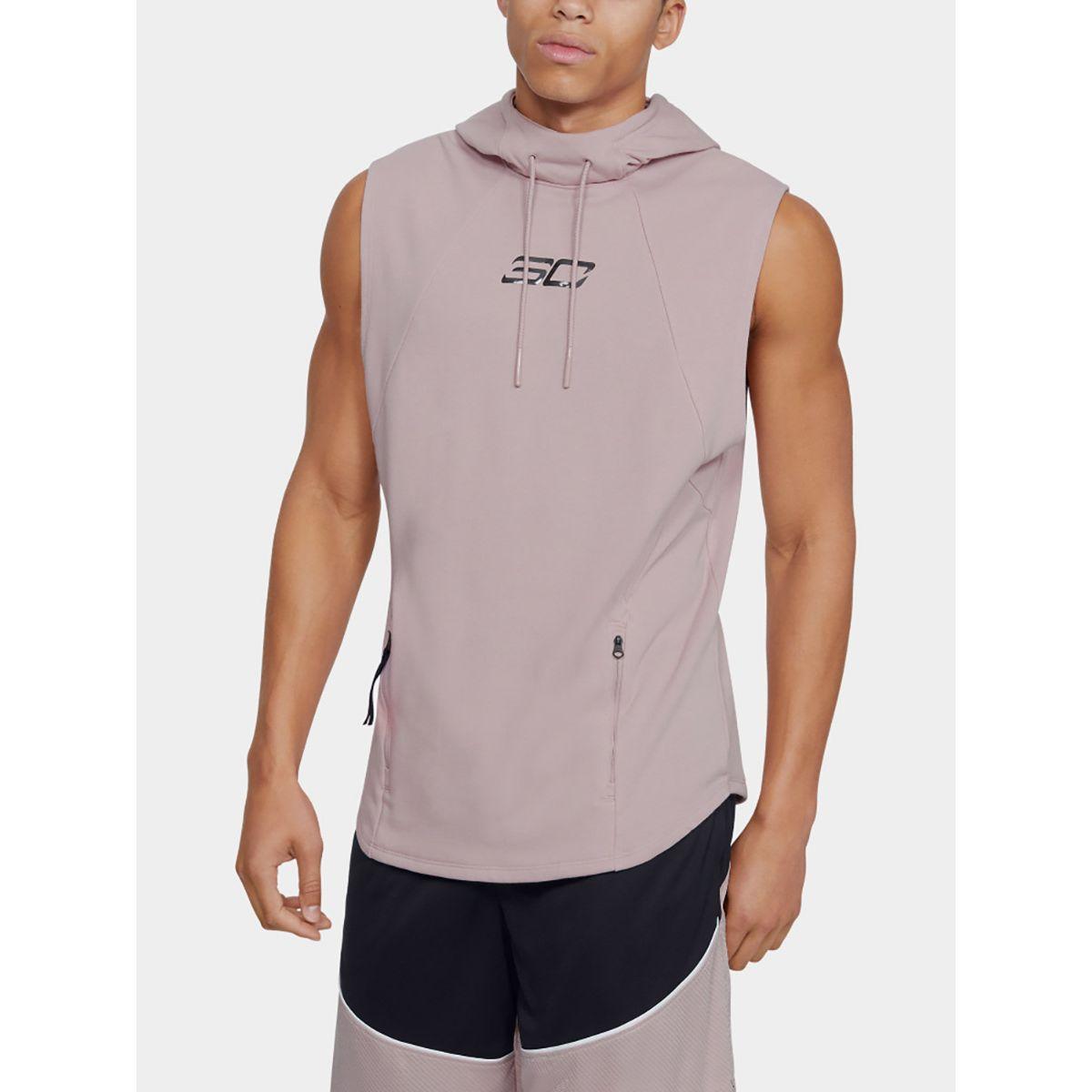 UA Sleeveless Hoodie with Zip Pocket-men-winterwear-hoodiesandsweatshirts-image-1