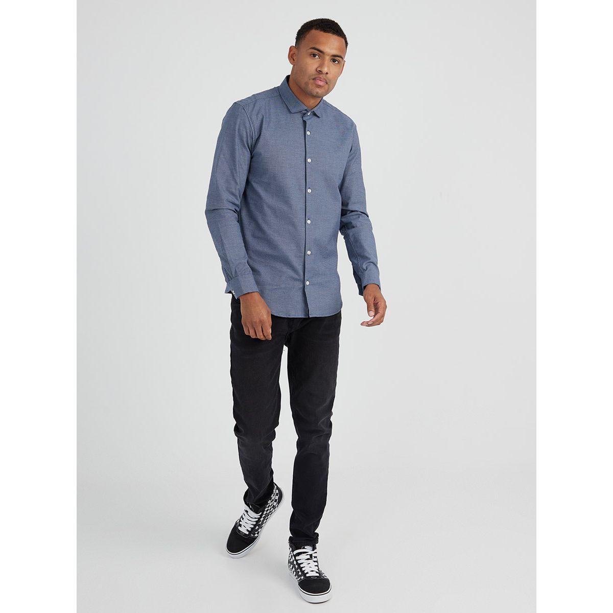 Styli Cotton Long Sleeves Shirt with Button Closure-men-clothing-shirts-image-2
