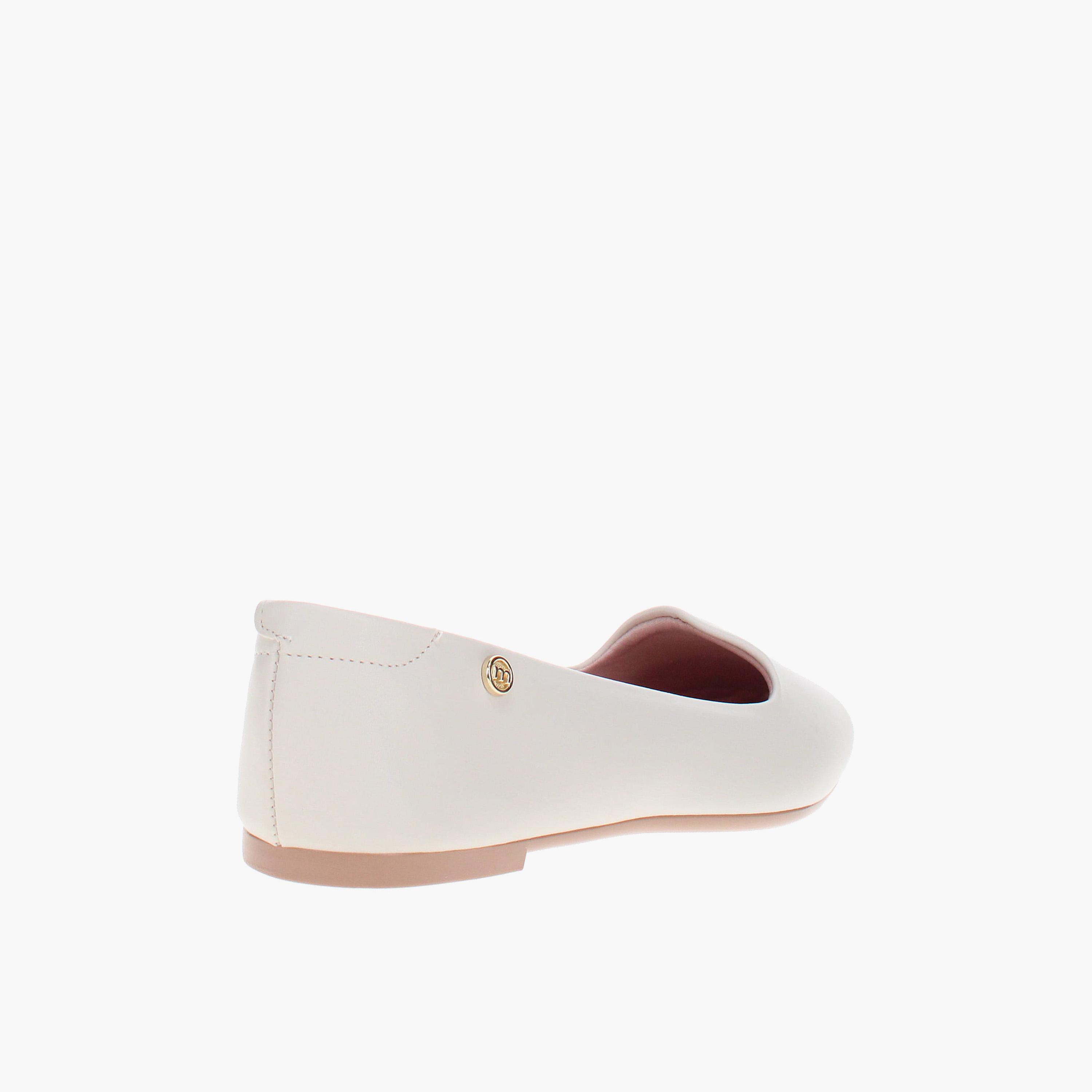 موليكا - حذاء باليرينا نسائي مقدمة مربعة سهل الارتداء | 5824-100-7800-35312-women-shoes-ballerinas-image-4
