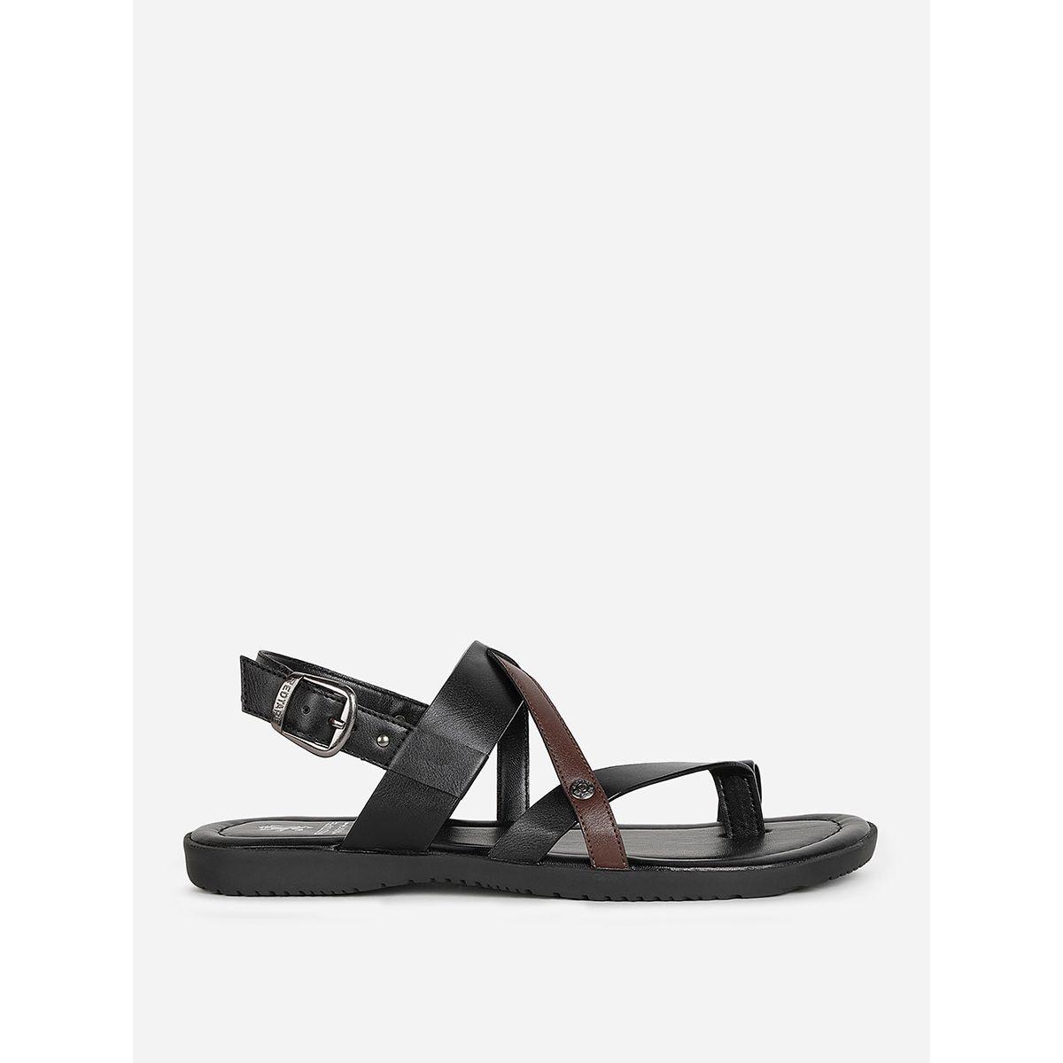 Cross Strap Arabic Sandals with Buckle Closure-men-shoes-sandals-image-1