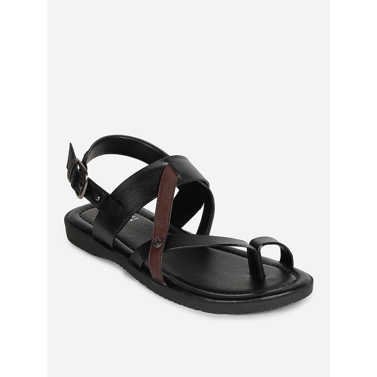 Cross Strap Arabic Sandals with Buckle Closure-men-shoes-sandals-image-2