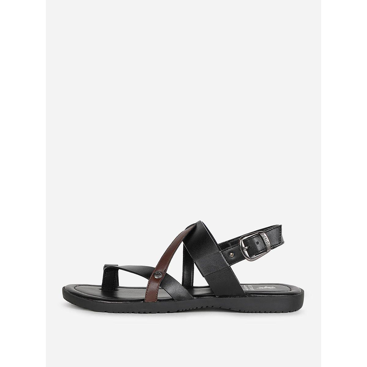 Cross Strap Arabic Sandals with Buckle Closure-men-shoes-sandals-image-3