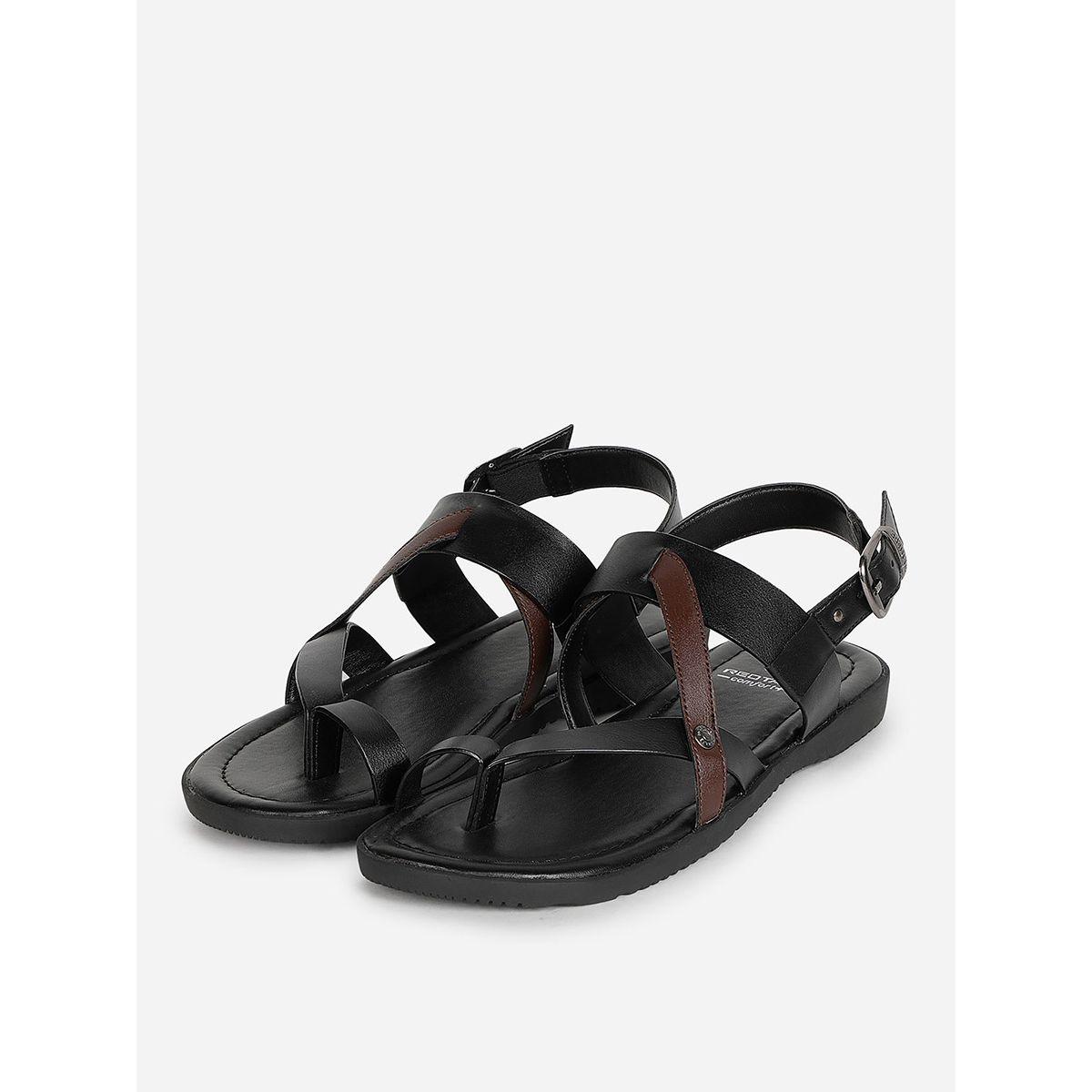 Cross Strap Arabic Sandals with Buckle Closure-men-shoes-sandals-image-4