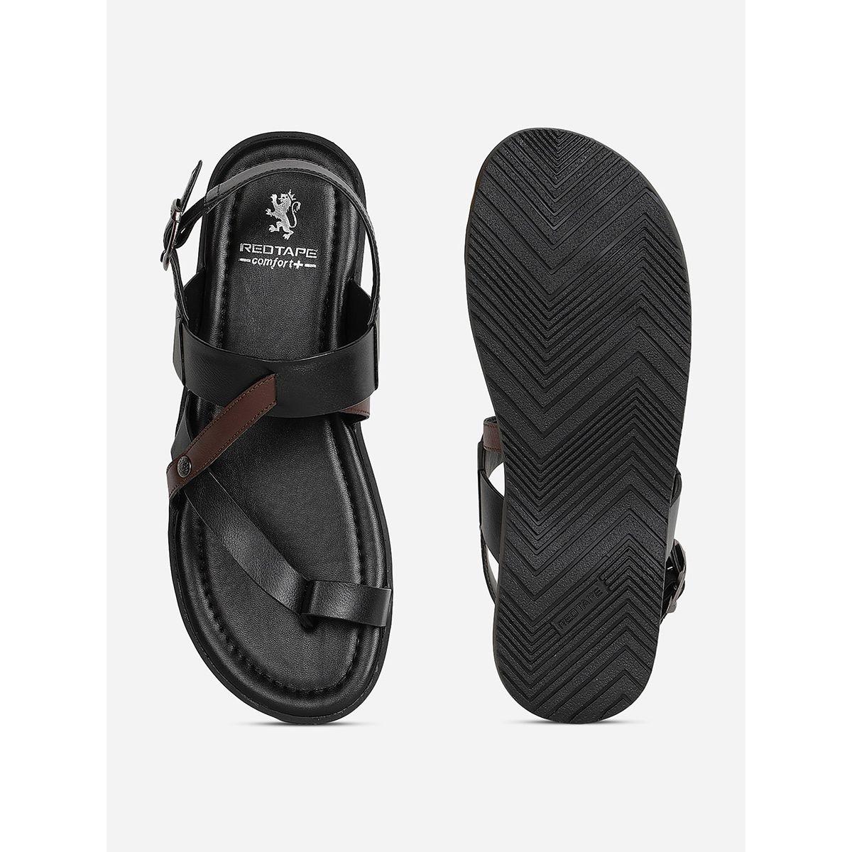 Cross Strap Arabic Sandals with Buckle Closure-men-shoes-sandals-image-5