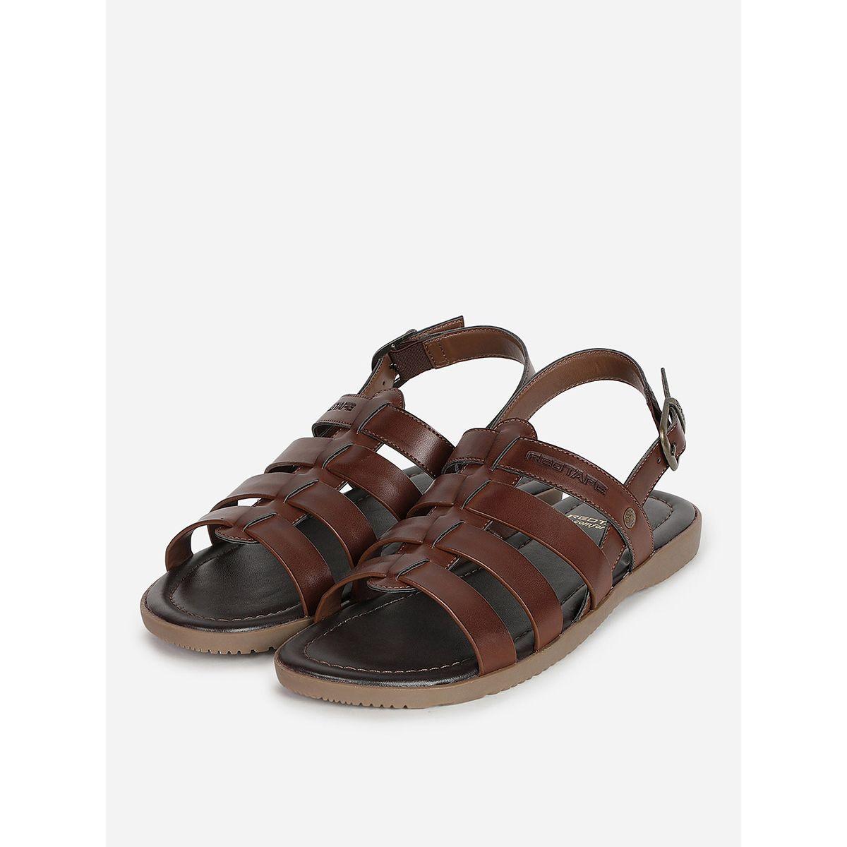 Multi Strap Arabic Sandals with Buckle Closure-men-shoes-sandals-image-4