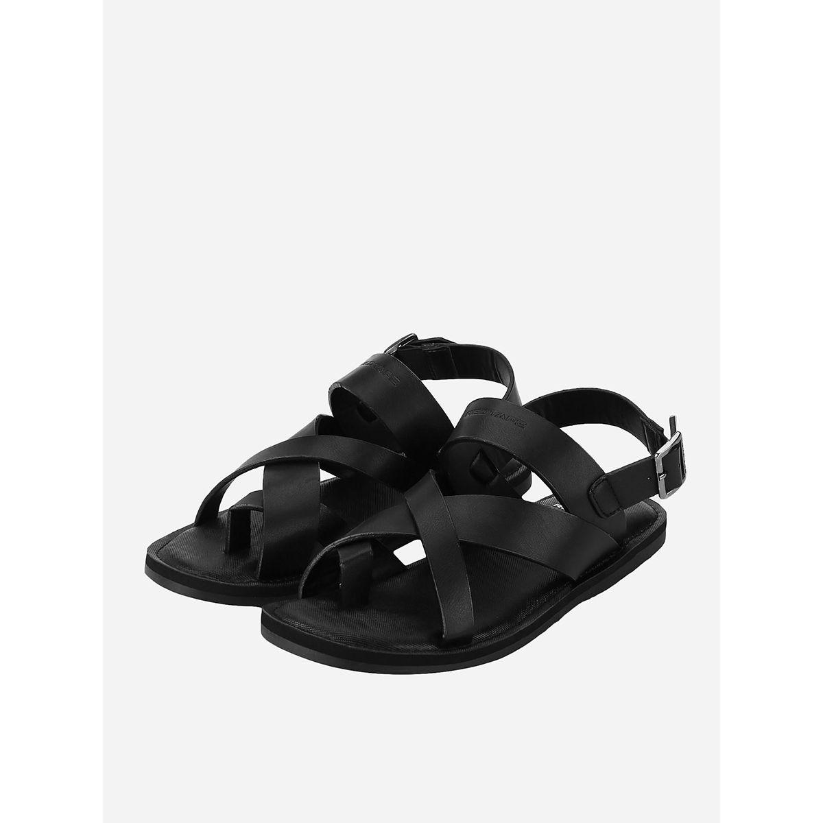 Cross Strap Arabic Sandals with Buckle Closure-men-shoes-sandals-image-4