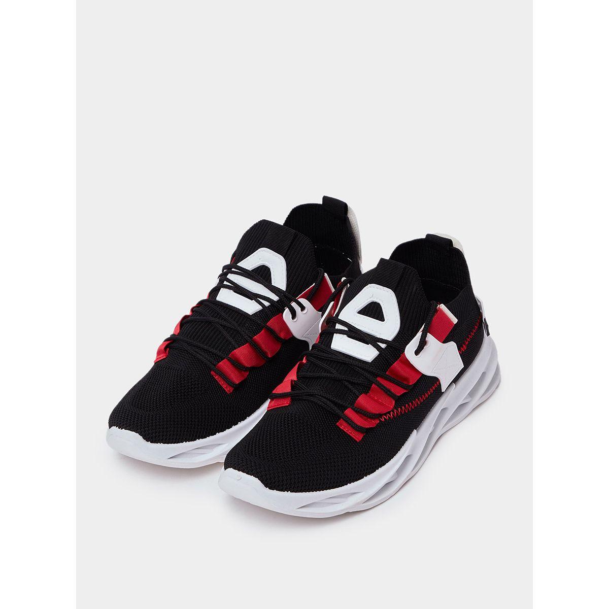 Styli Textured Sole Lace Up Casual Sneakers-men-shoes-sneakers-image-2