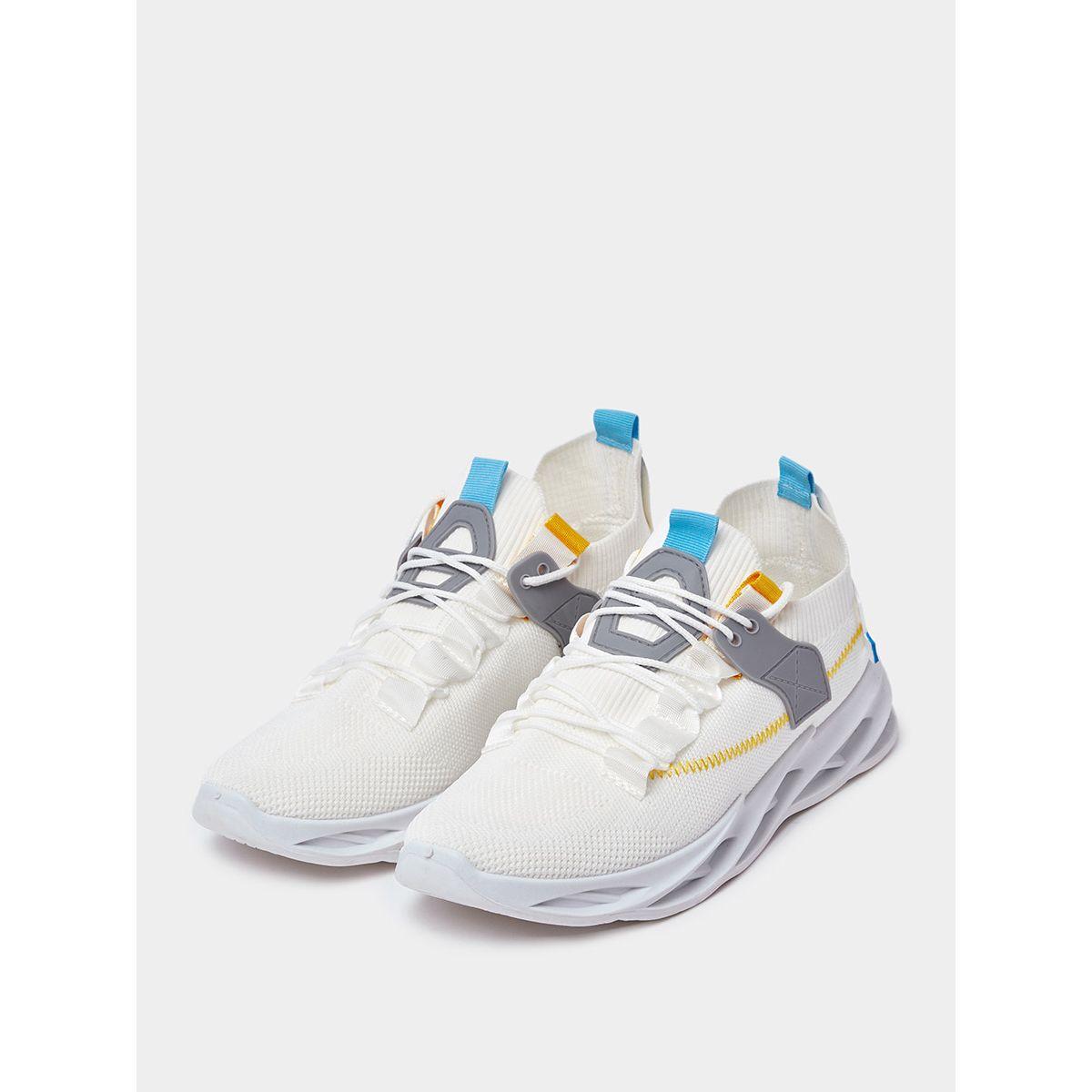 Styli Textured Sole Lace Up Casual Sneakers-men-shoes-sneakers-image-2