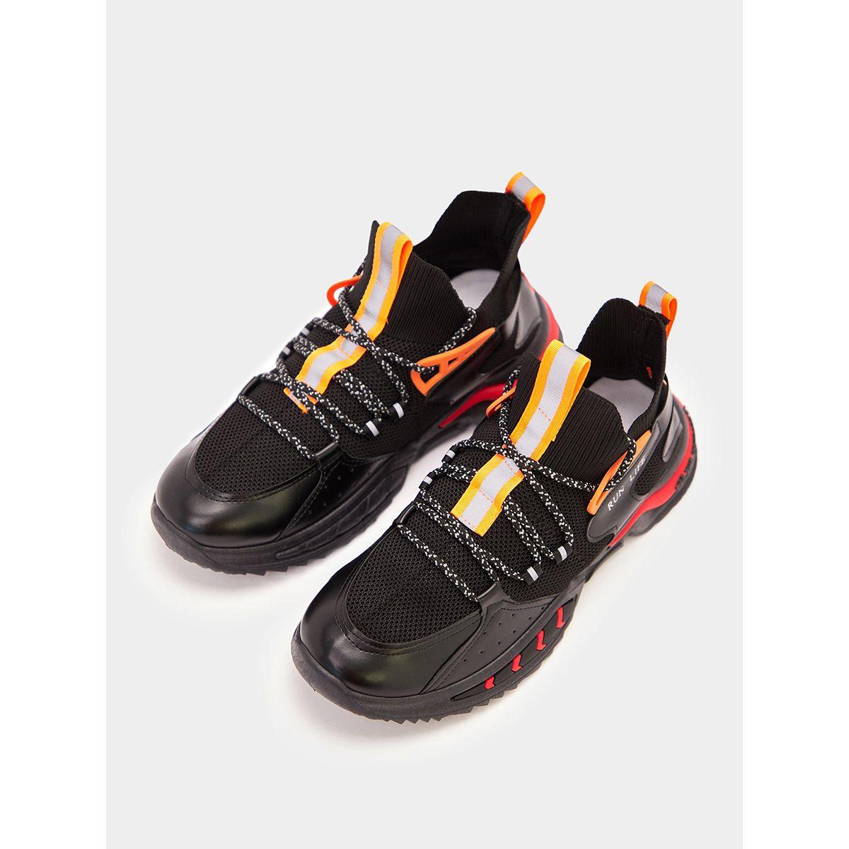 Styli Lace Up Textured Sneakers-men-shoes-sneakers-image-2